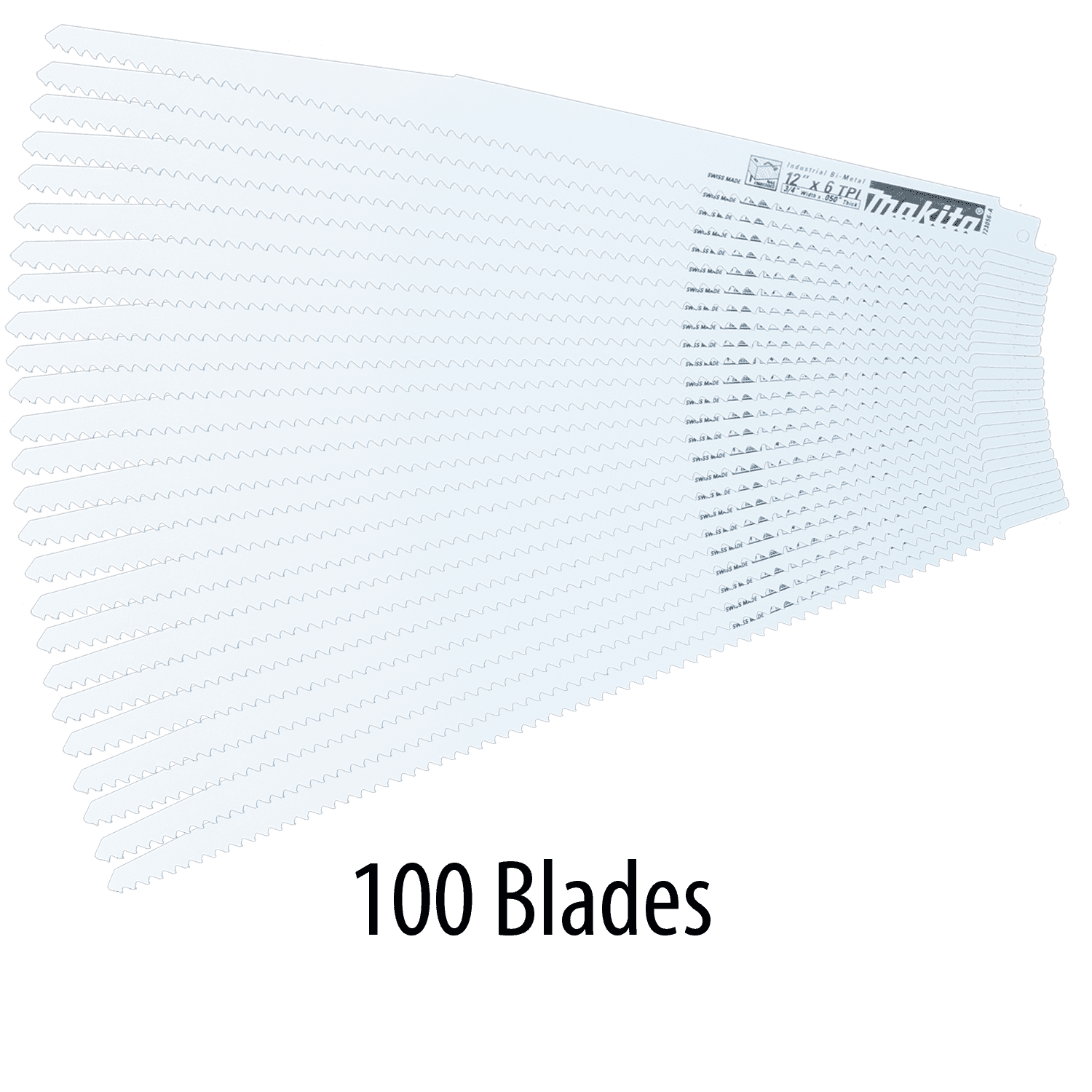 Picture of 12" Wood Cutting Recipro Saw Blade, 6TPI, 100/pk