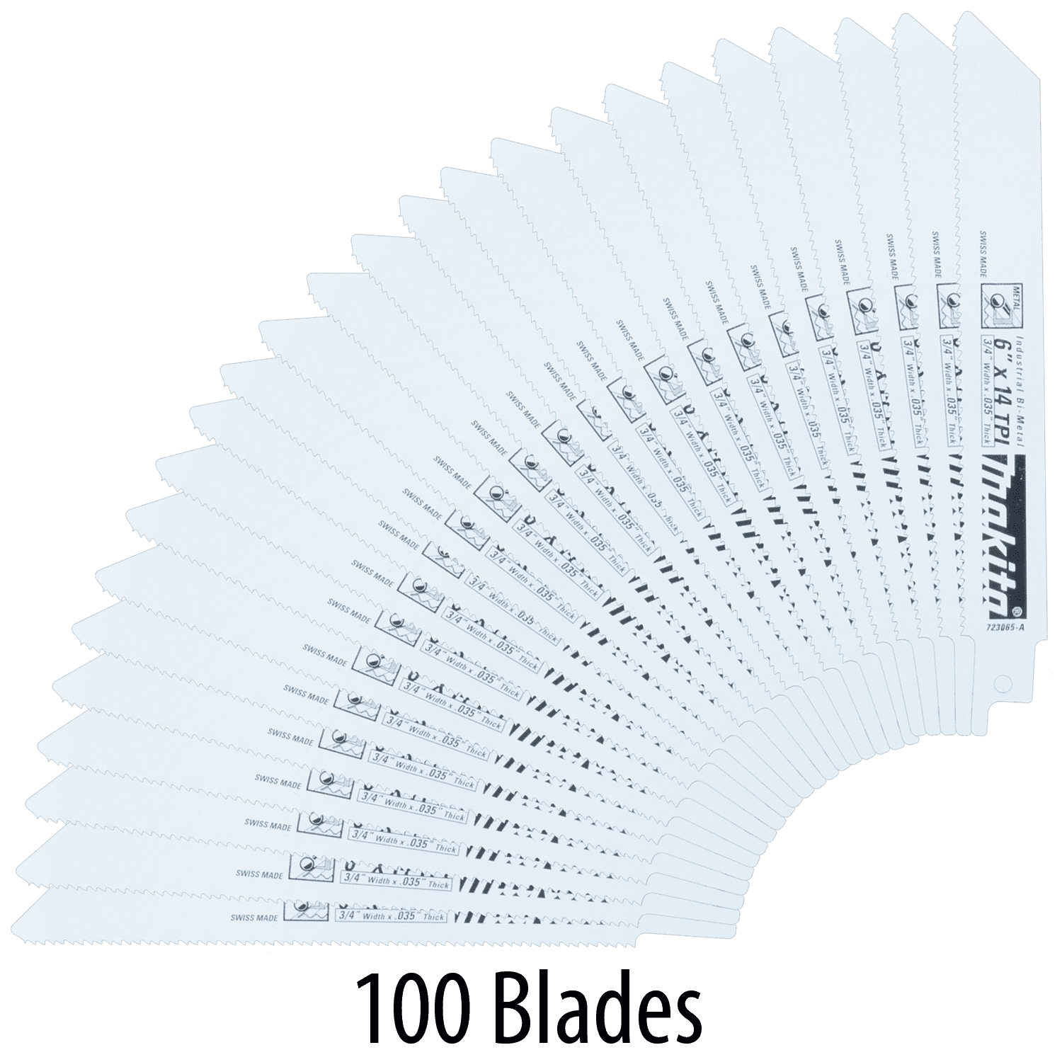 Picture of 6" Metal Recipro Saw Blade, 14TPI, 100/pk