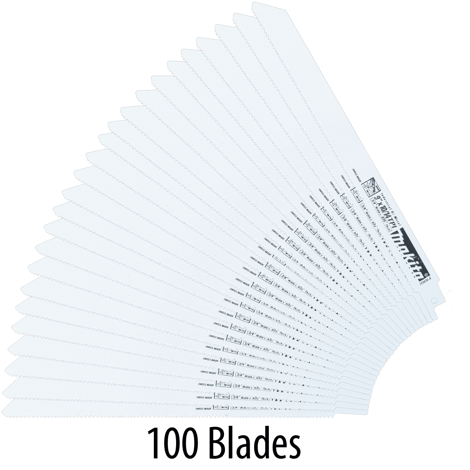 Picture of 9" All-Purpose Recipro Saw Blade, 10/14TPI, 100/pk