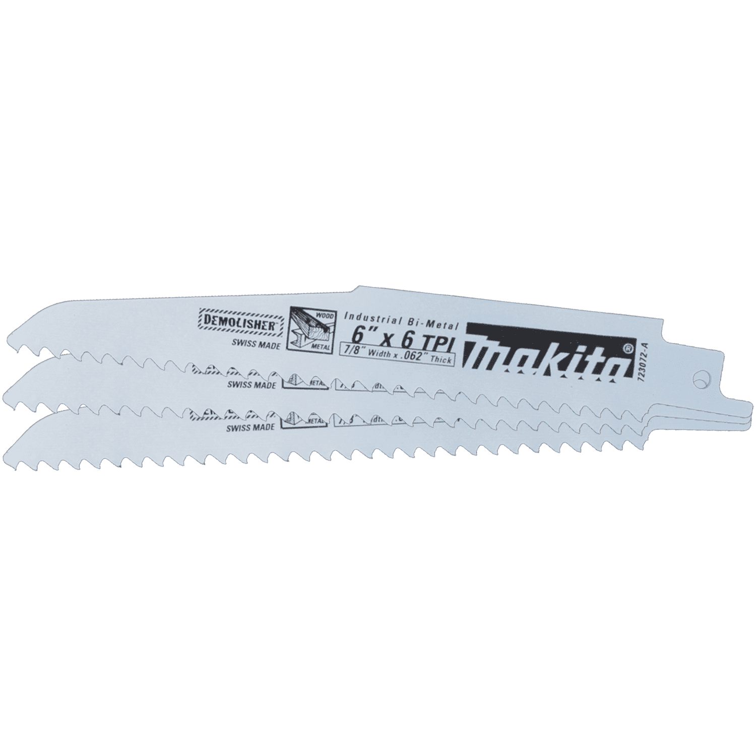 Picture of 6" Demolition Recipro Saw Blade, 6TPI, 3/pk