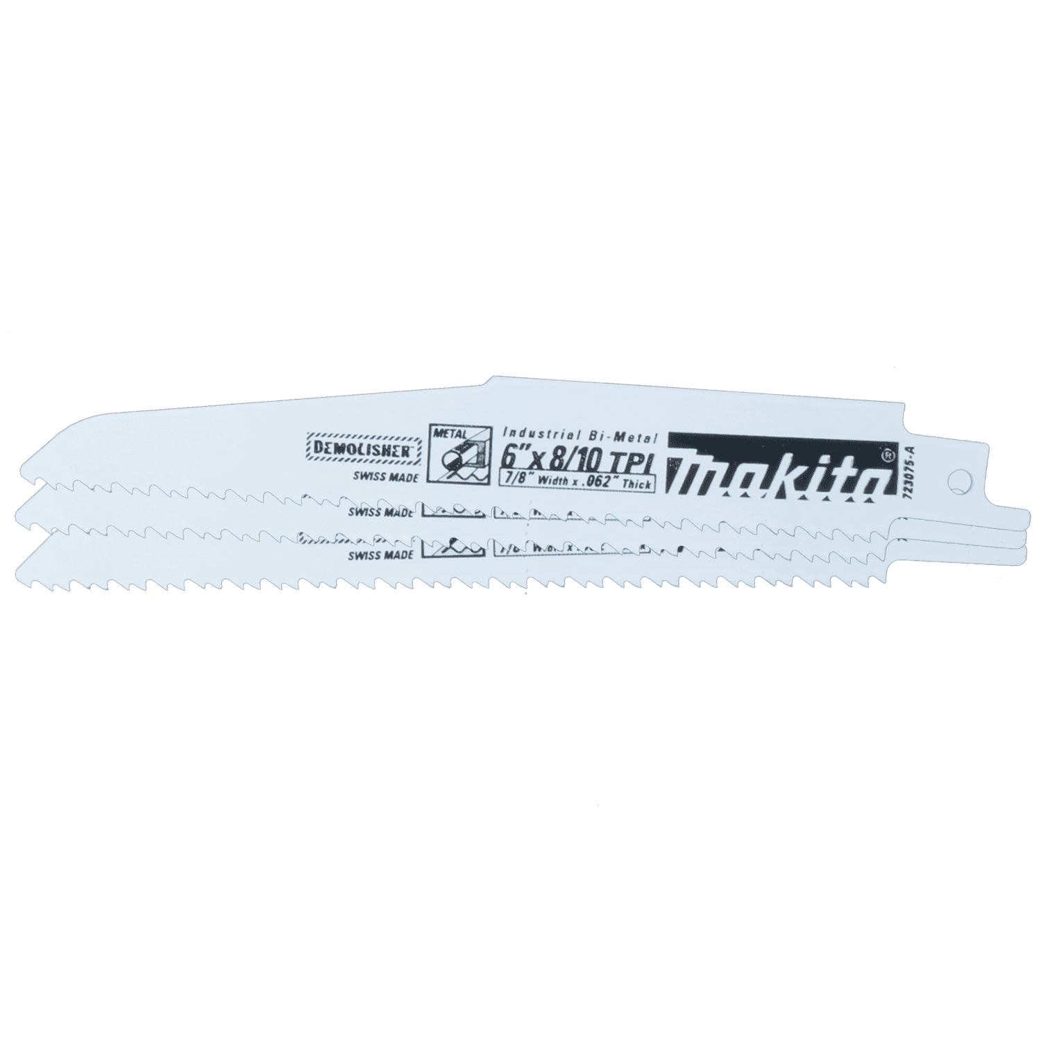 Picture of 6" Demolition Recipro Saw Blade, 8/10TPI, 3/pk