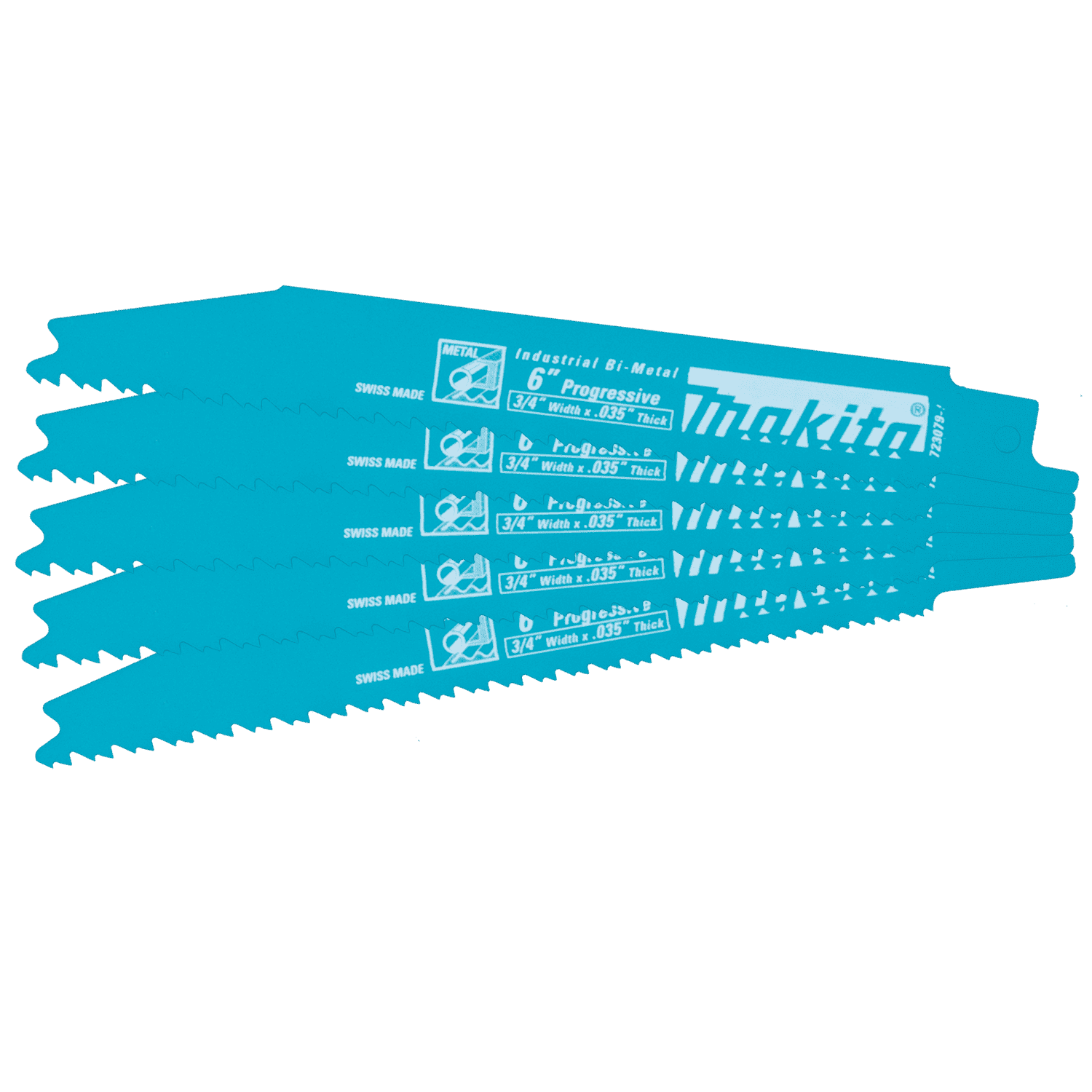 Picture of 6" Metal Cutting Recipro Saw Blade, Progressive, 5/pk