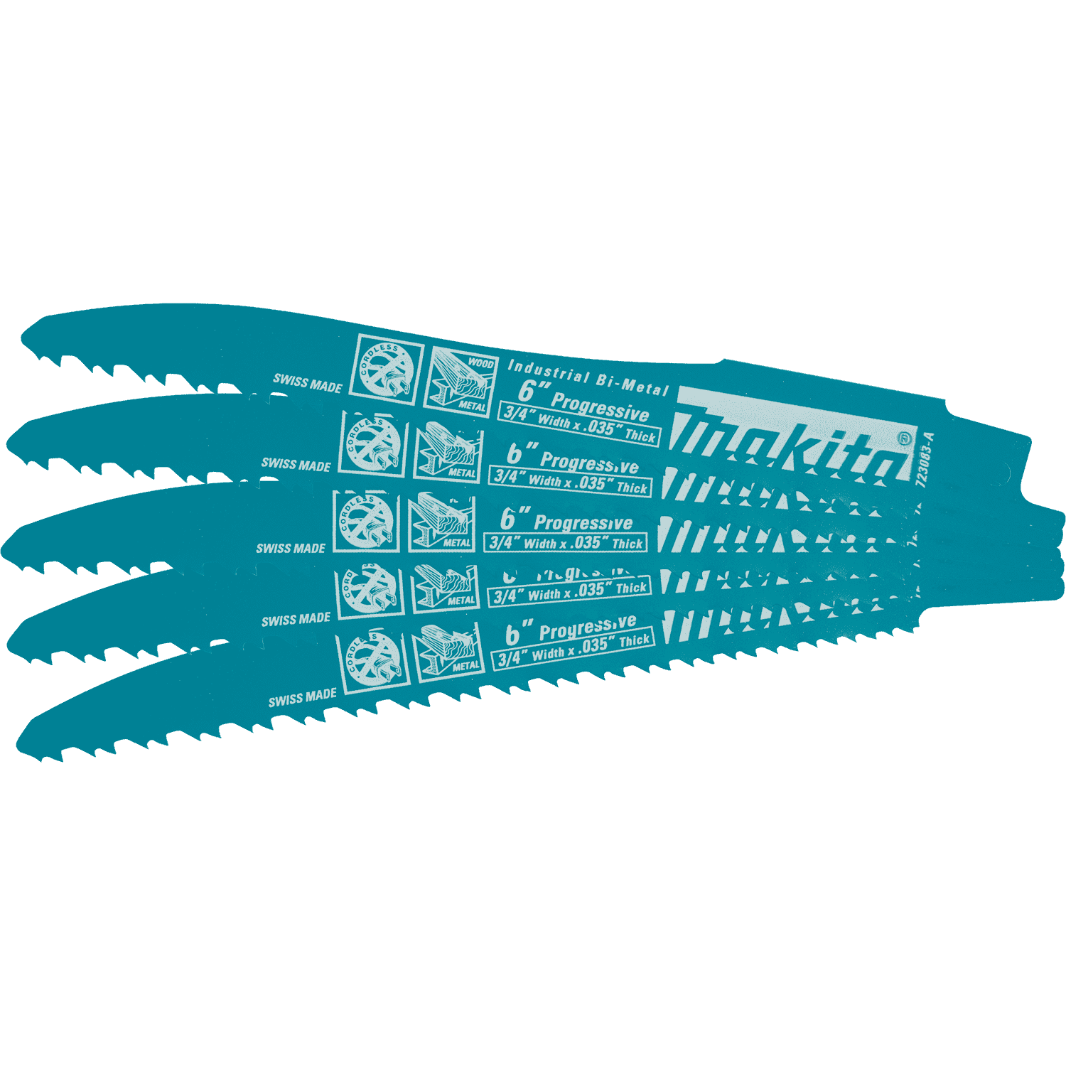 Picture of 6" Recipro Saw Blade, Progressive, 5/pk
