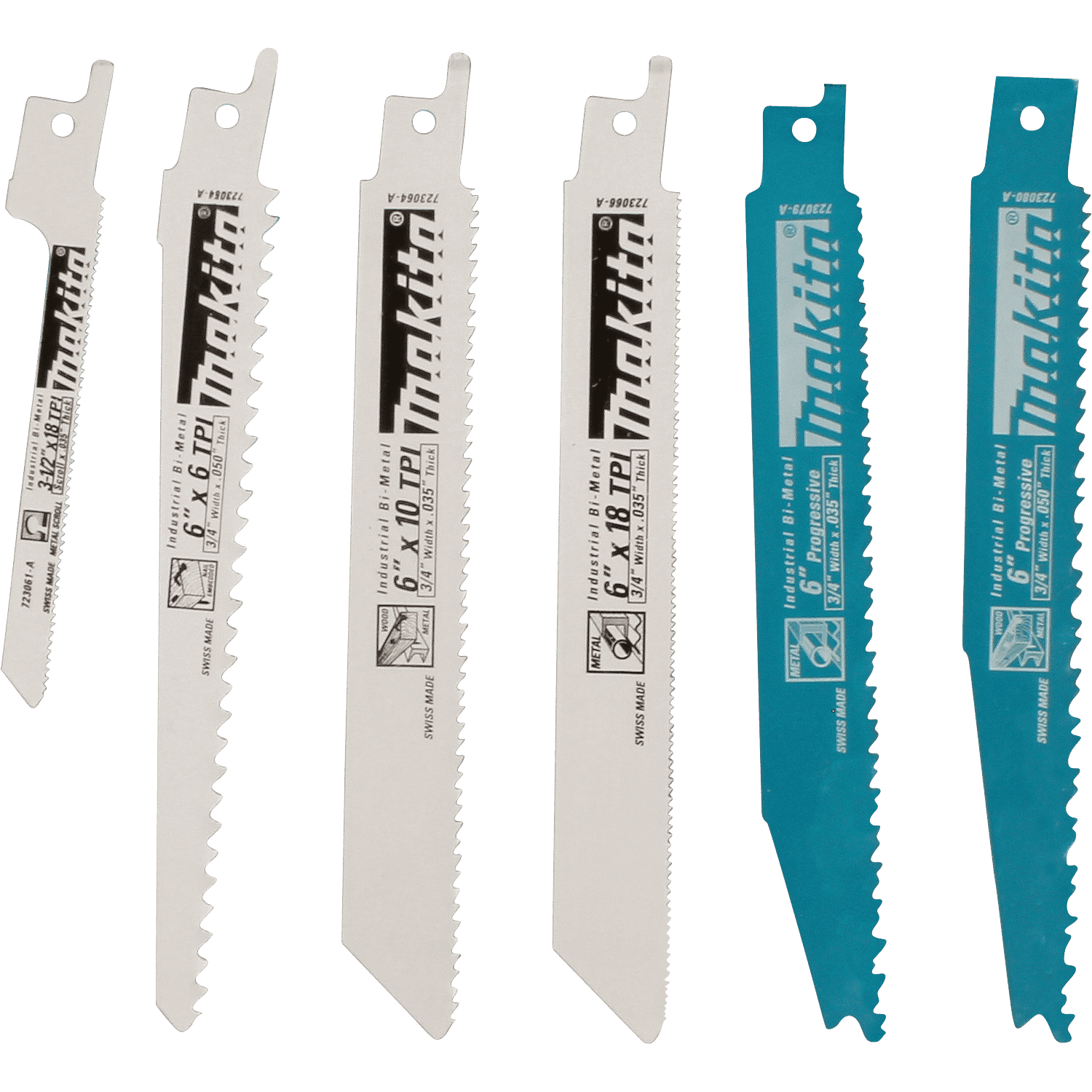 Picture of 6 Pc. Recipro Saw Blade Assortment Pack