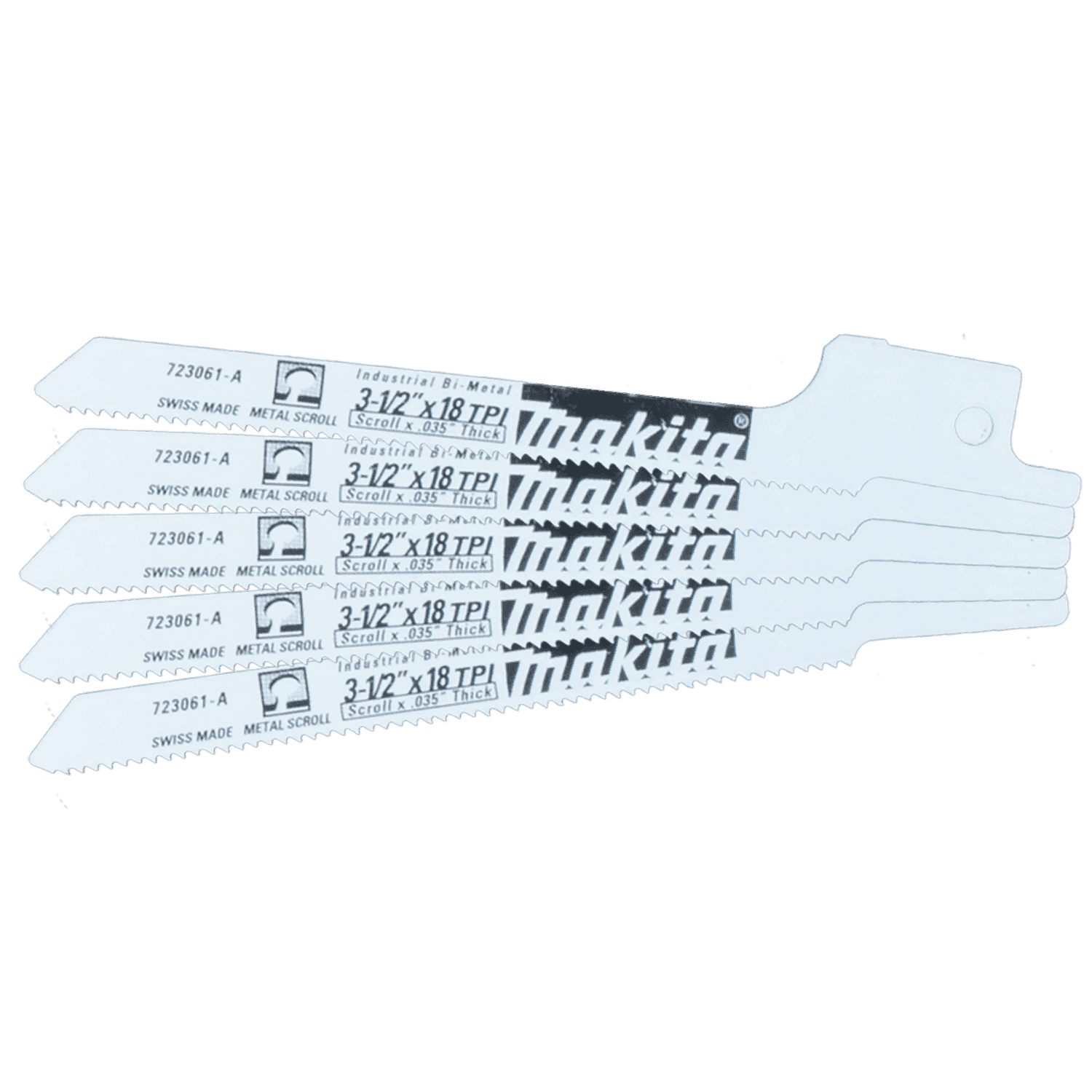 Picture of 3-1/2" Metal Cutting Recipro Saw Blade, 18TPI, 5/pk