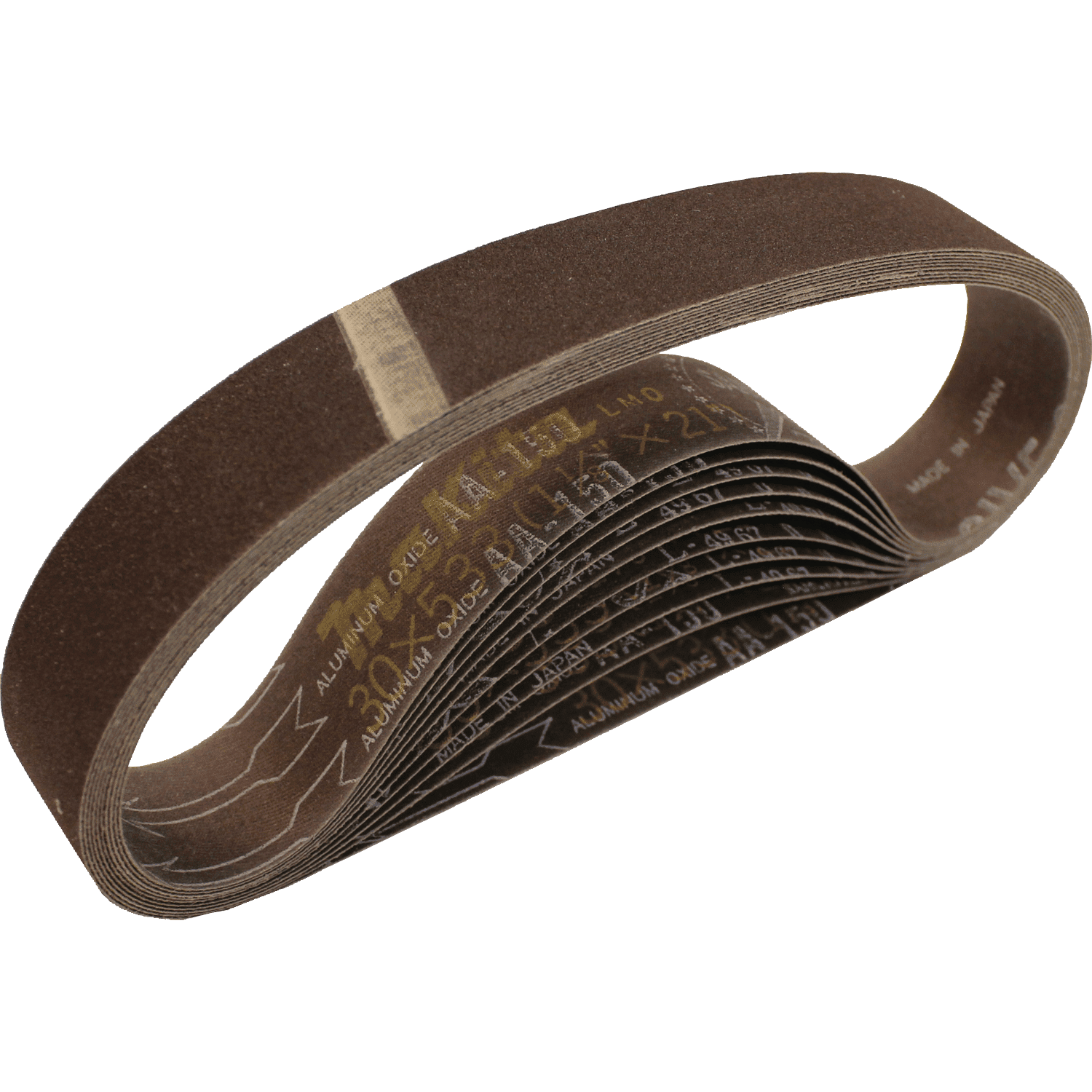 Picture of 1-1/8" x 21" Abrasive Belt, 150 Grit, 10/pk
