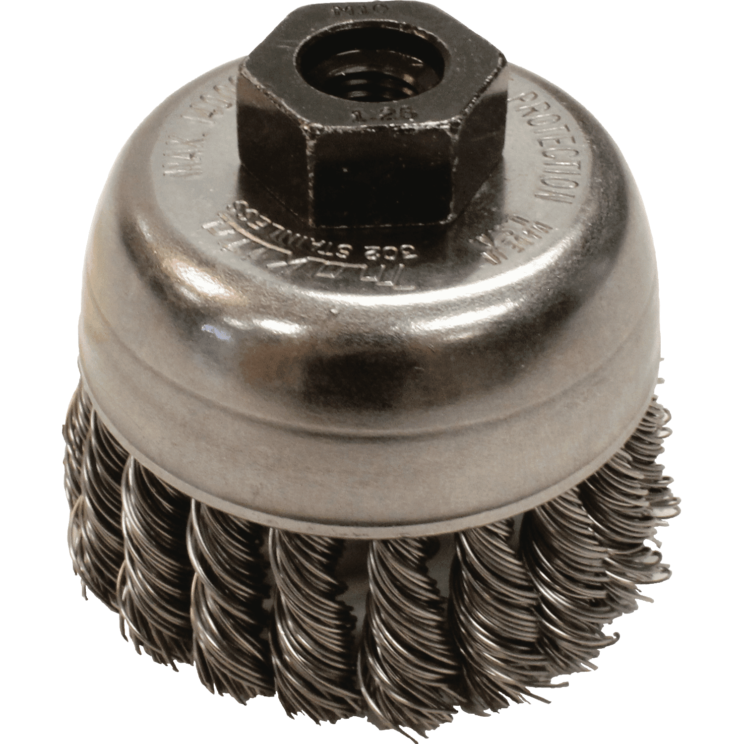 Picture of 2-3/4" Knot Wire Cup Brush, Stainless, M10 x 1.25