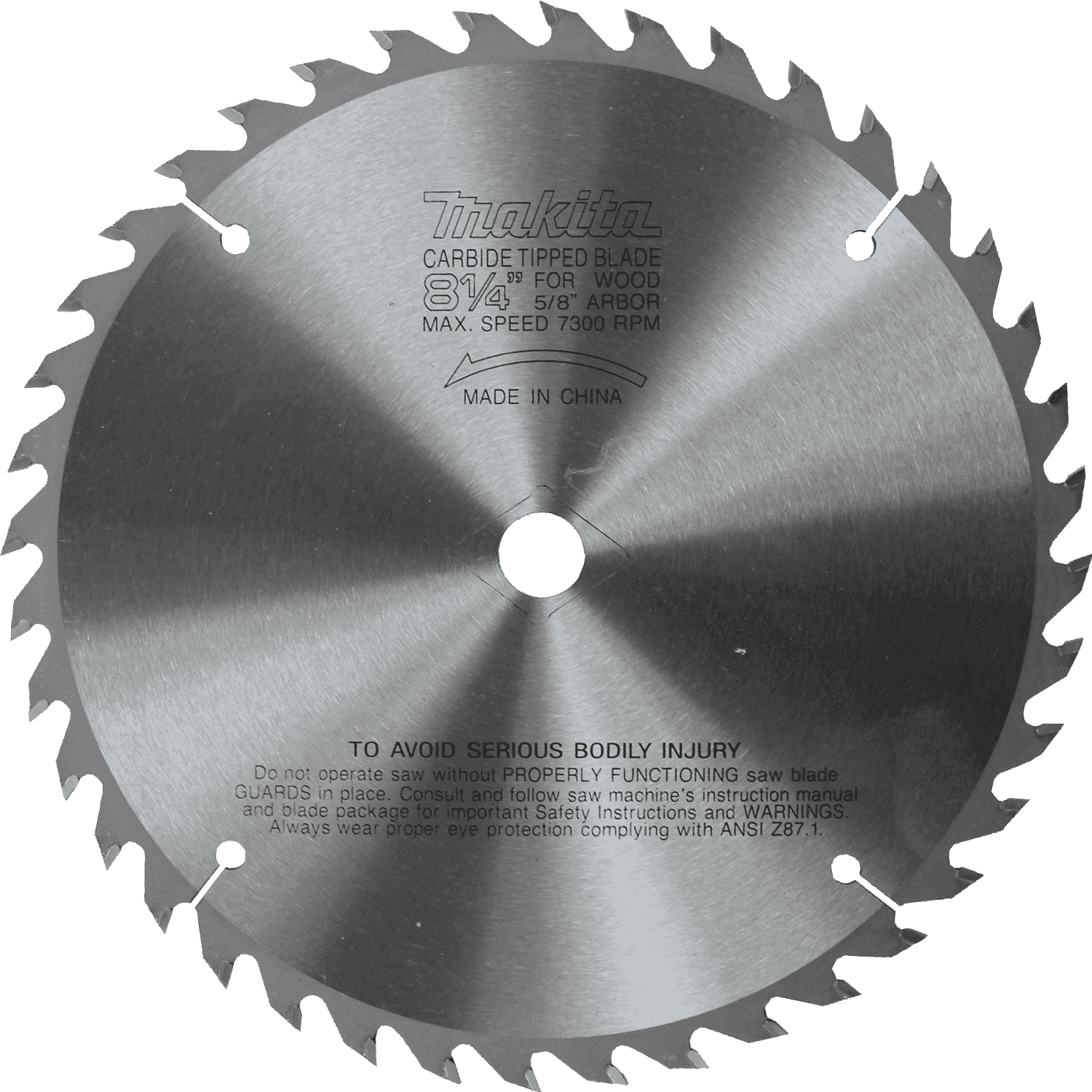Picture of 8-1/4" 40T Carbide-Tipped Circular Saw Blade