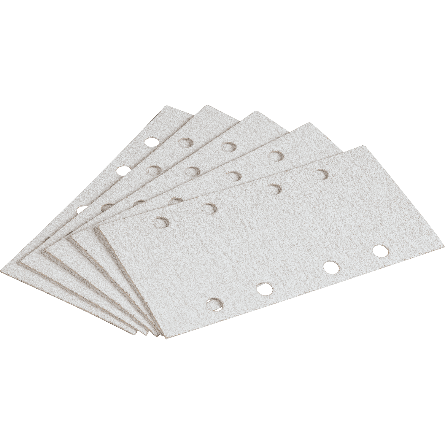 Picture of 3-2/3" x 7-1/8" Abrasive Paper, Hook and Loop, 180 Grit, 5/pk