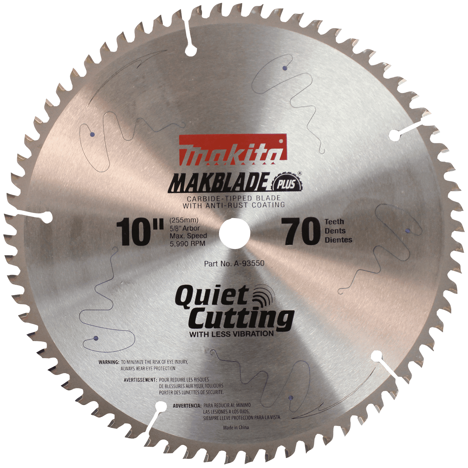 Picture of 10" 70T Micro Polished Miter Saw Blade