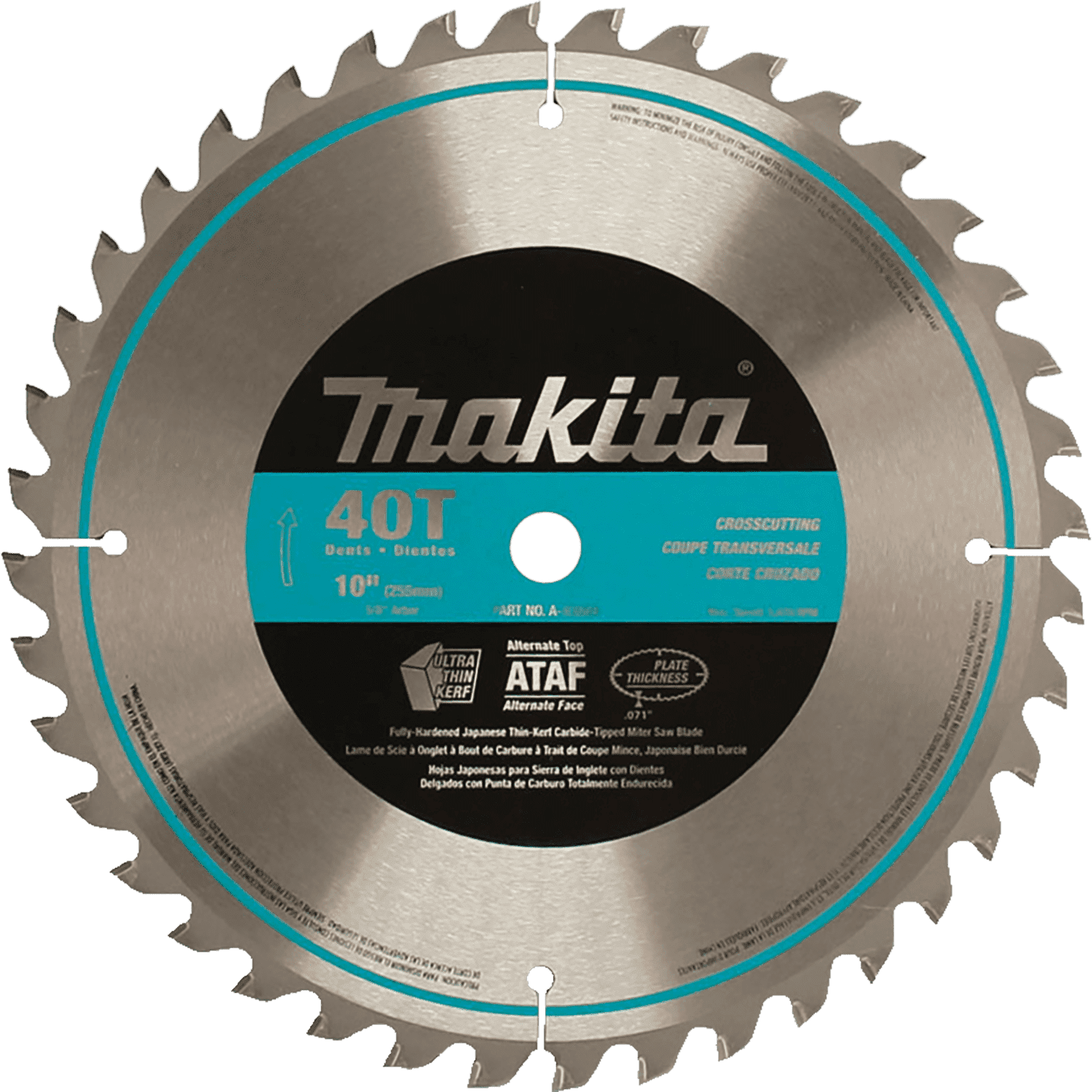 Picture of 10" 40T Micro-Polished Miter Saw Blade