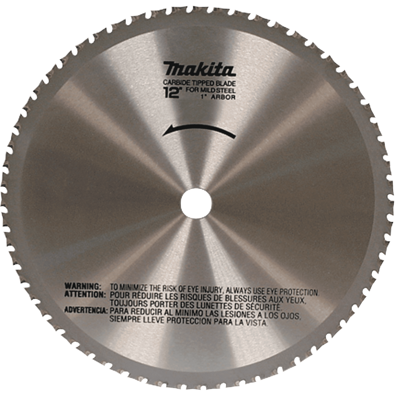 Picture of 12" (60T) Carbide-Tipped Metal Cutting Blade, Ferrous Metal