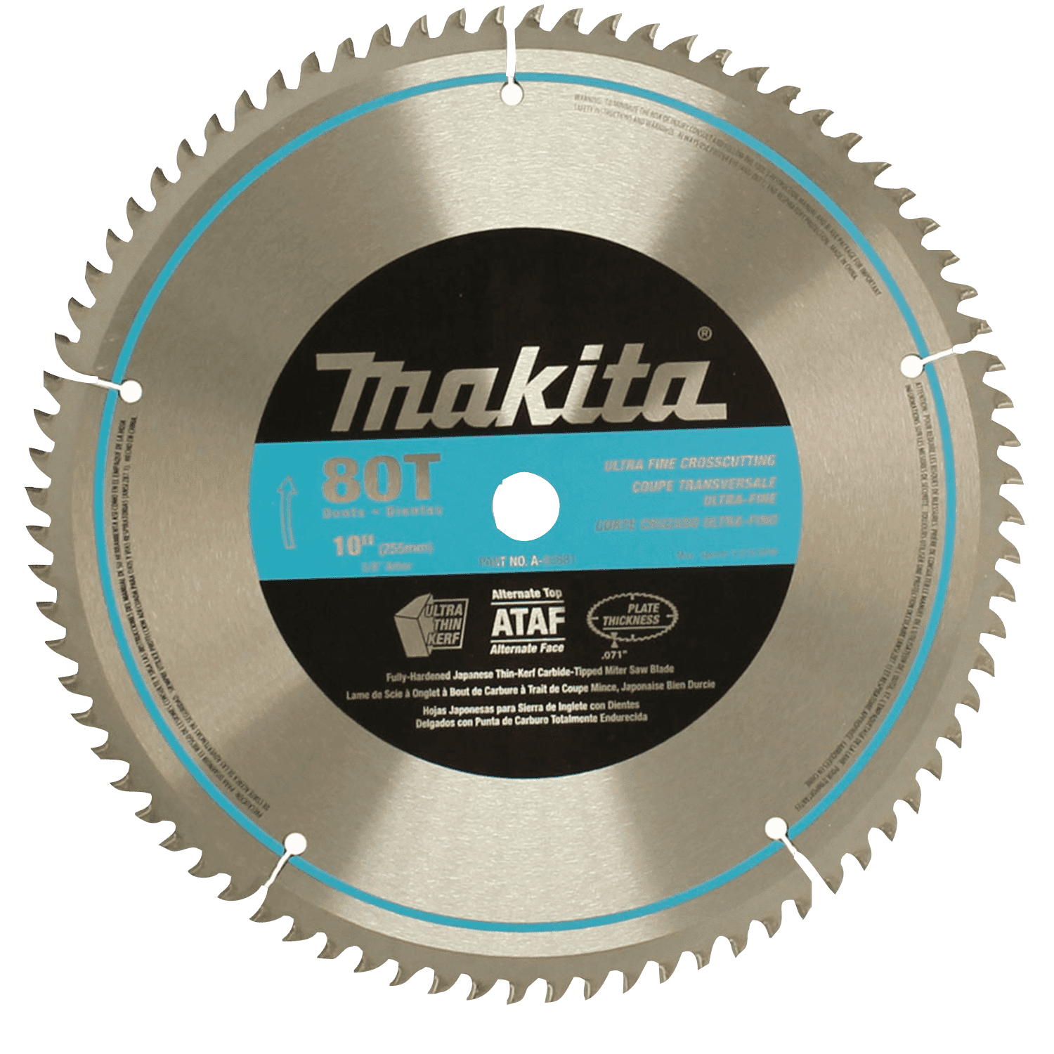 Picture of 10" 80T Micro-Polished Miter Saw Blade