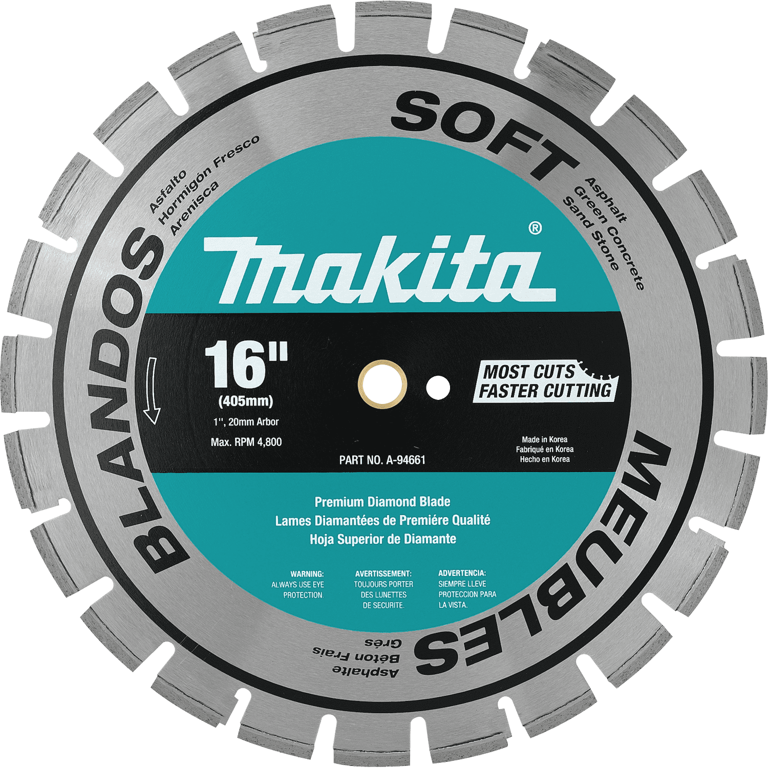 Picture of 16" Diamond Blade Segmented, Soft