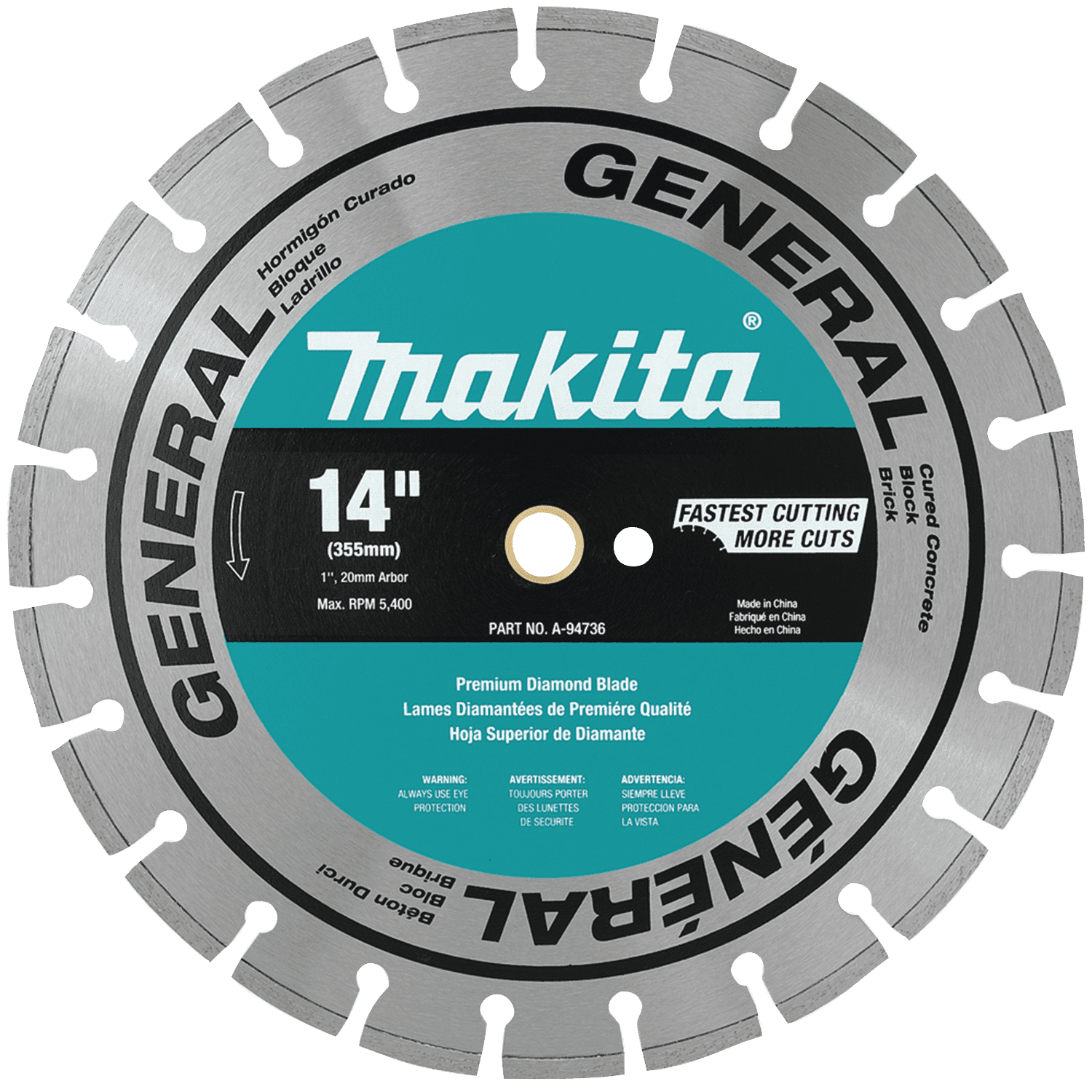 Picture of 14" Diamond Blade, Segmented, General Purpose