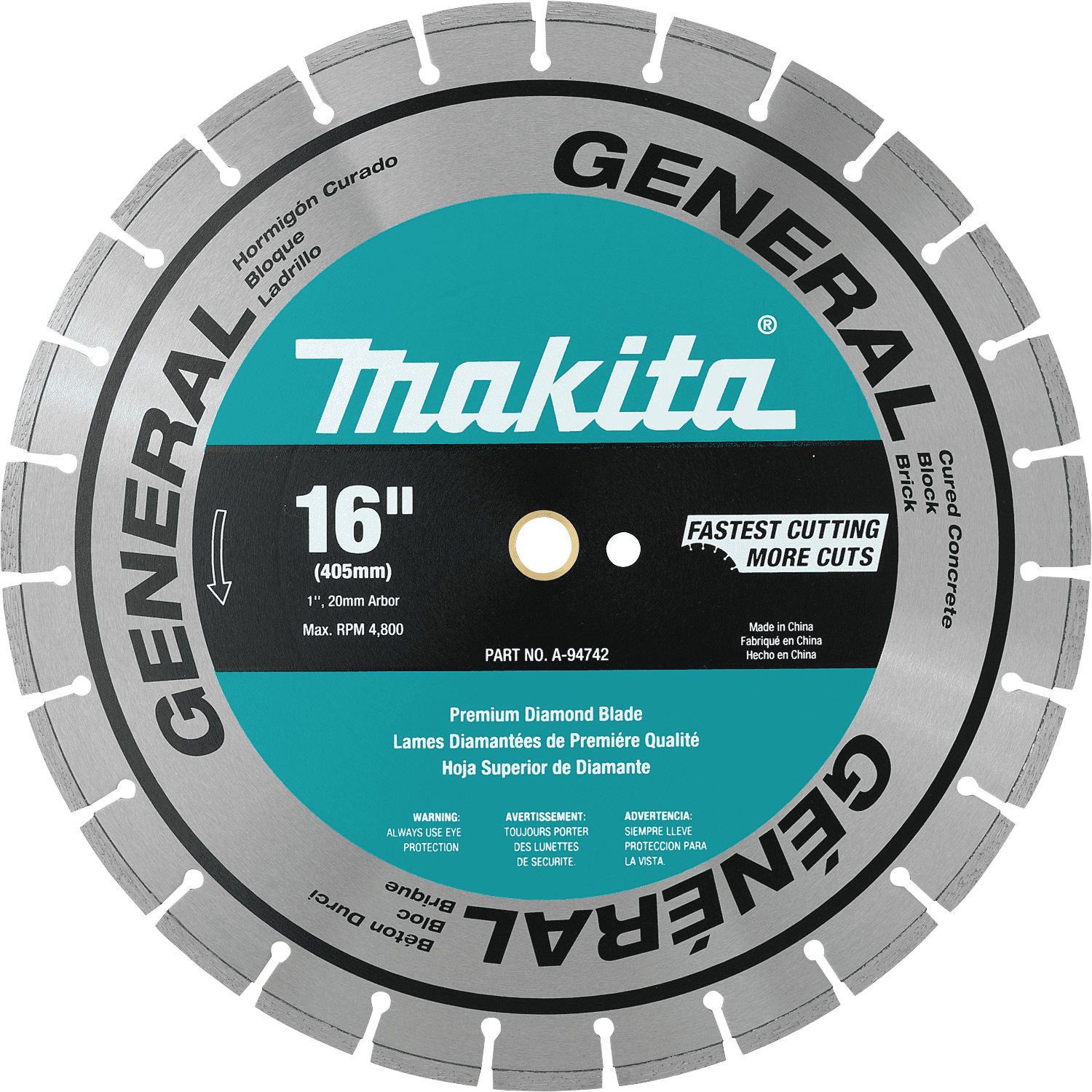 Picture of 16" Diamond Blade, Segmented, General Purpose