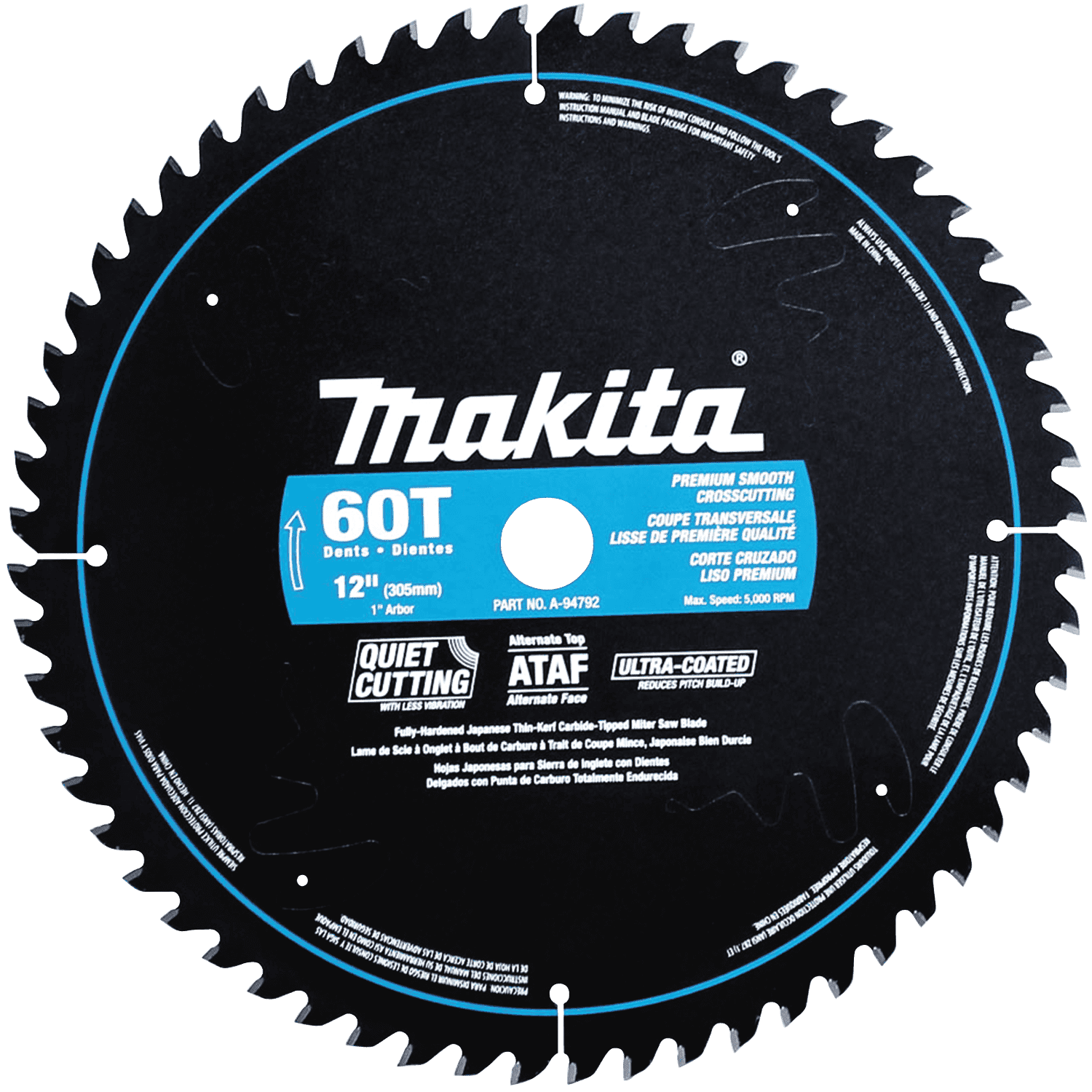 Picture of 12" 60T Ultra-Coated Miter Saw Blade