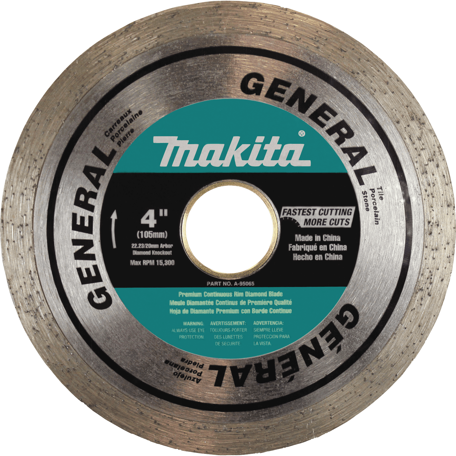 Picture of 4" Diamond Blade, Continuous Rim, General Purpose