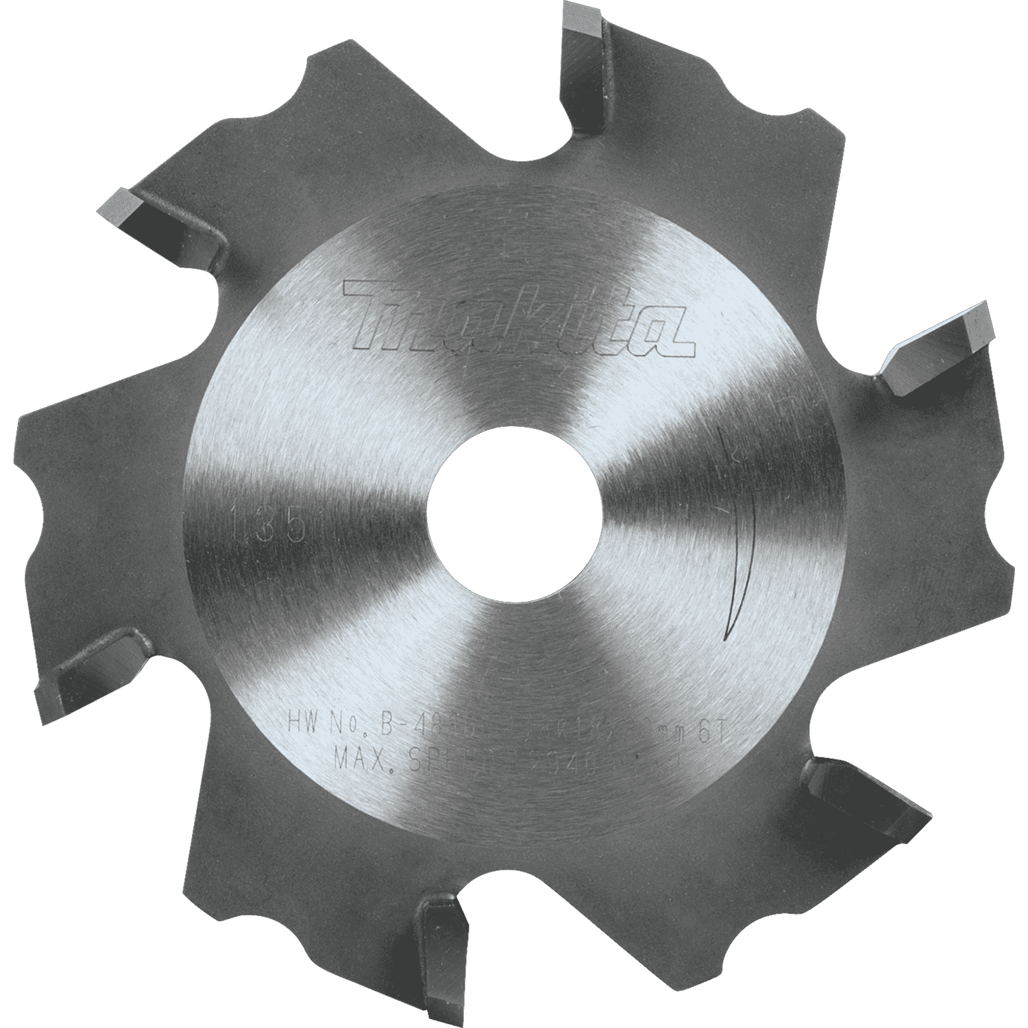 Picture of 4-5/8" (3 mm) Aluminum Grooving Carbide-Tipped Saw Blade, 135º