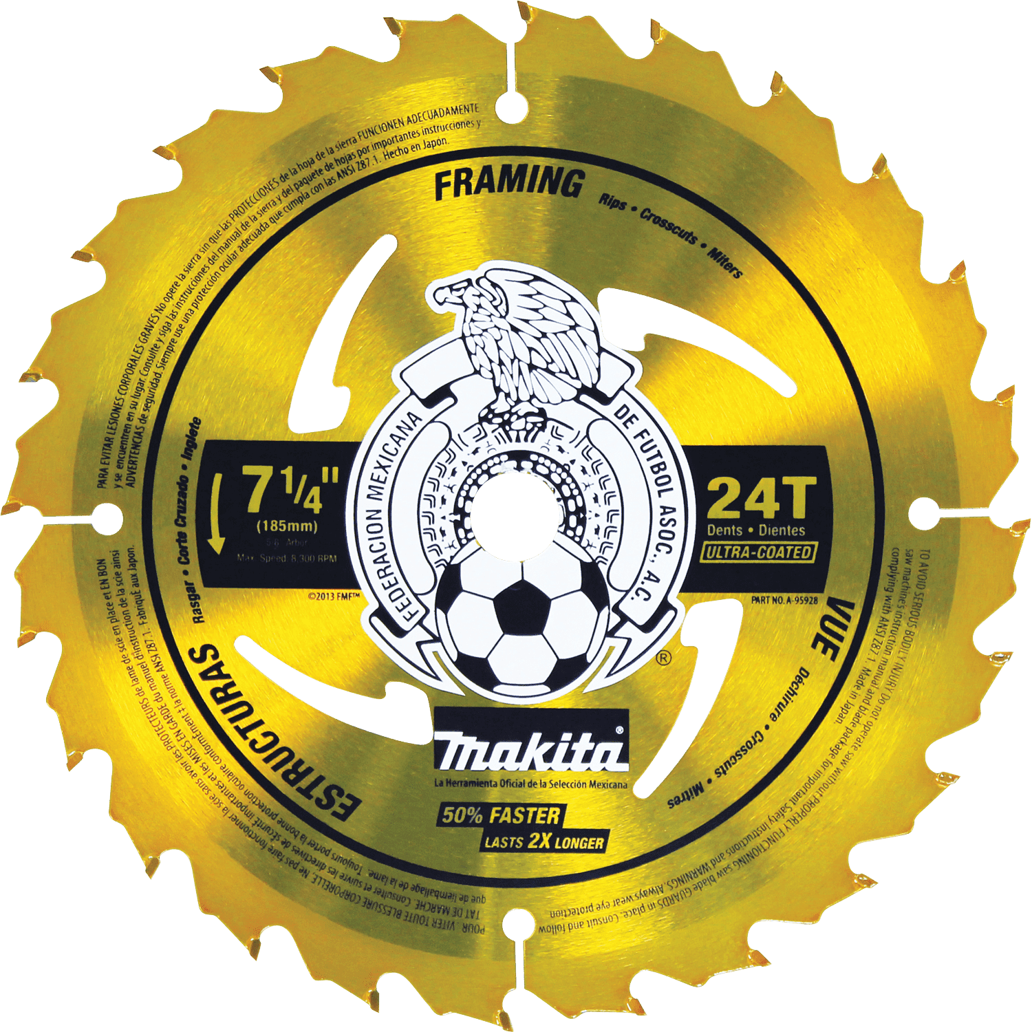 Picture of 7-1/4” 24T MNT Carbide-Tipped Ultra-Coated Framing Blade, 10/pk