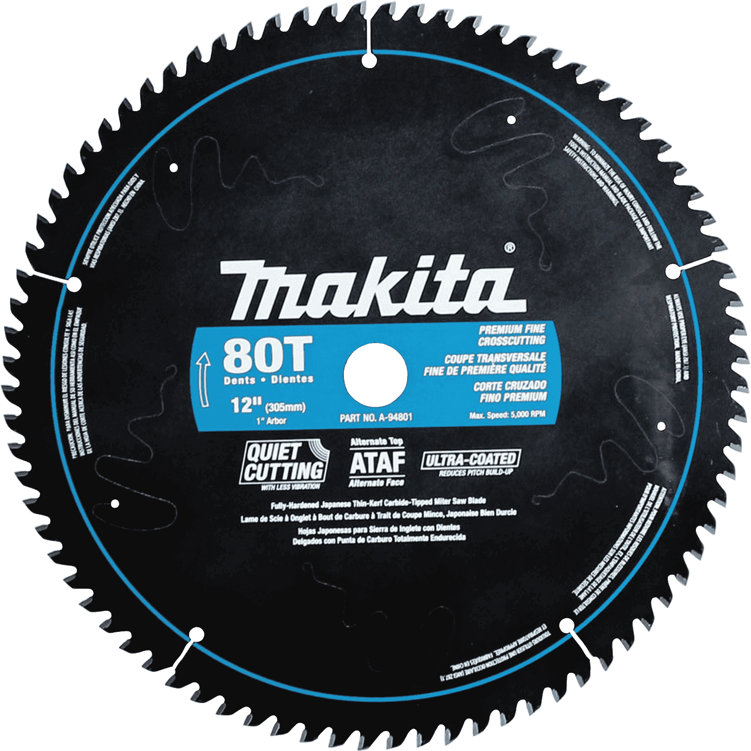 Picture of 12" 80T Ultra-Coated Miter Saw Blade