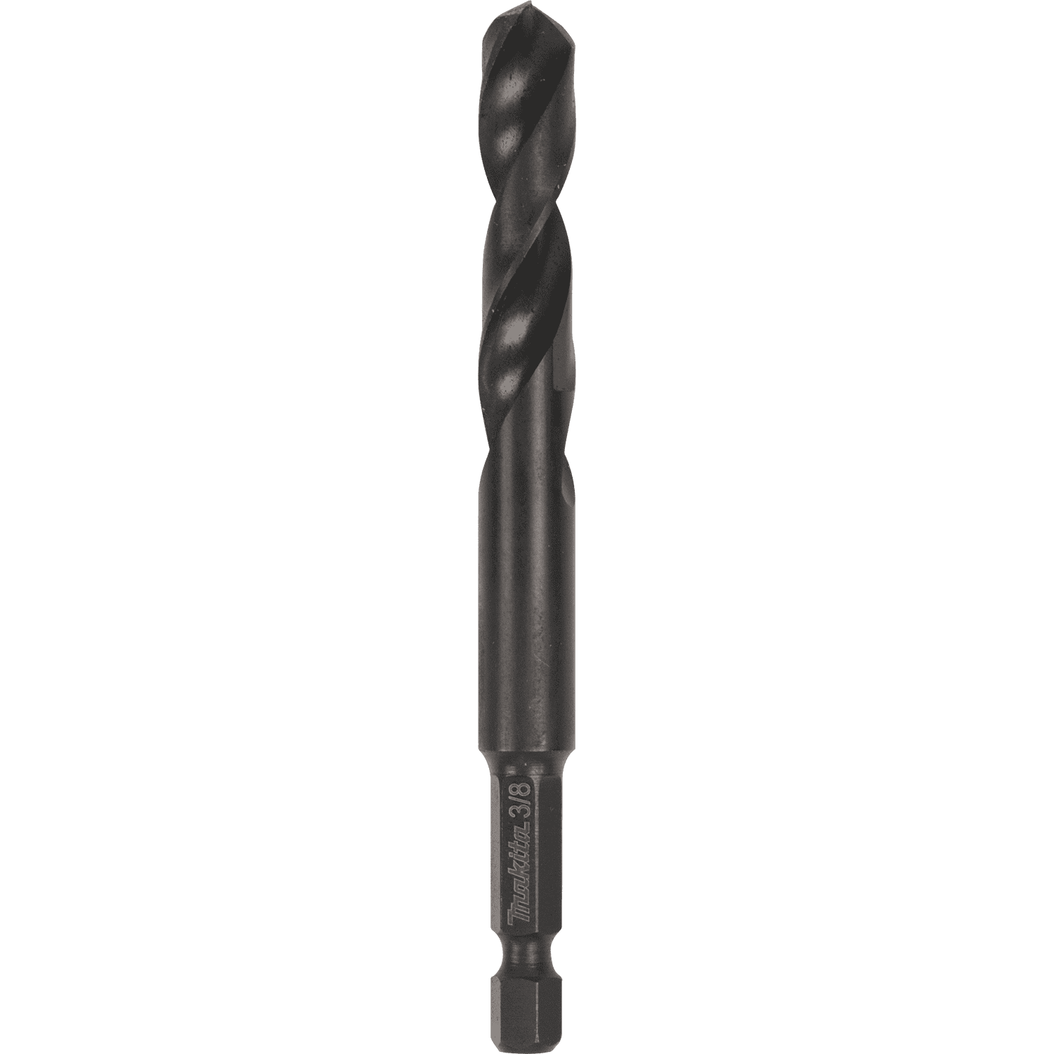Picture of 3/8" Black Oxide Drill Bit, 1/4" Hex Shank