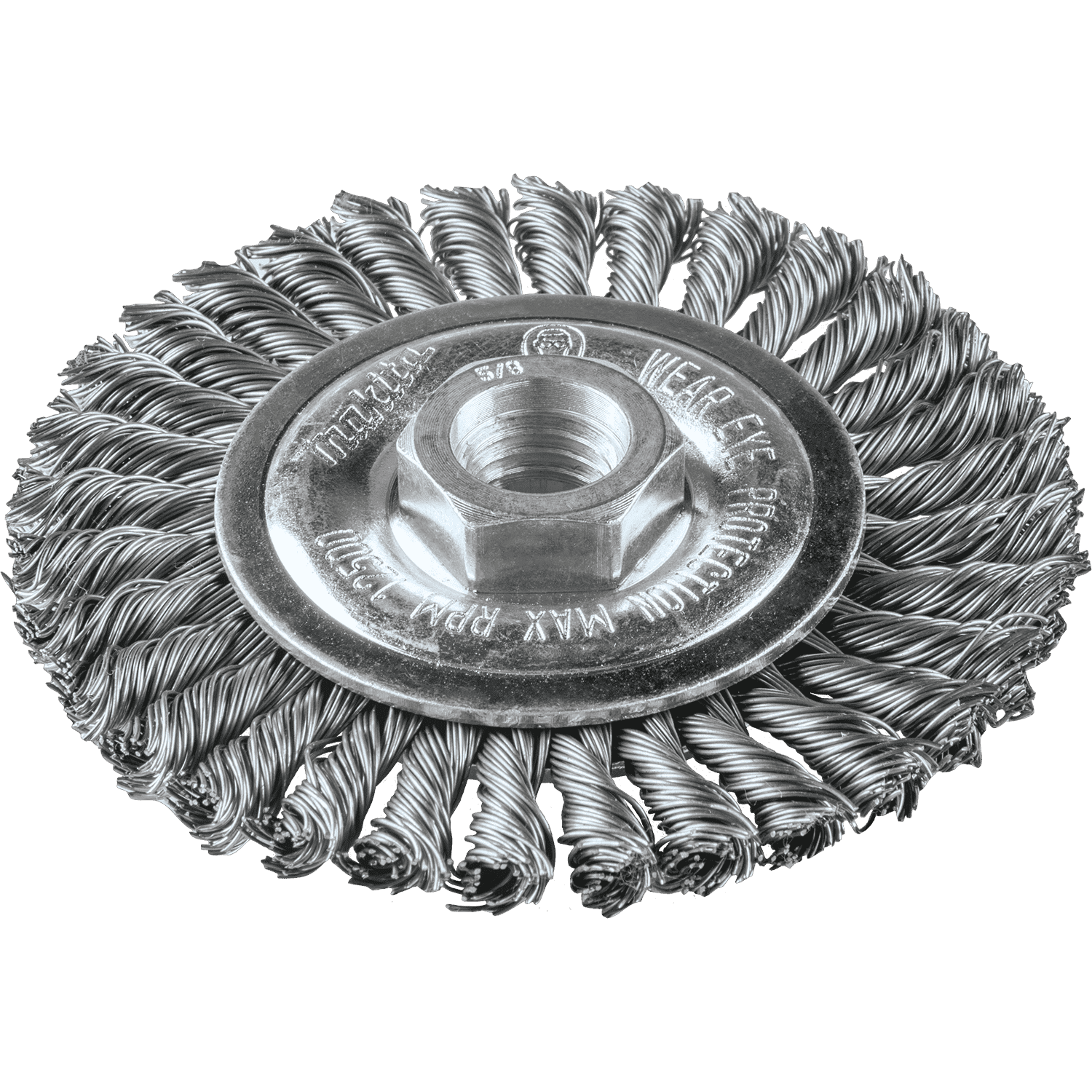 Picture of 4" Stringer Bead Twist Wire Wheel, 5/8"-11
