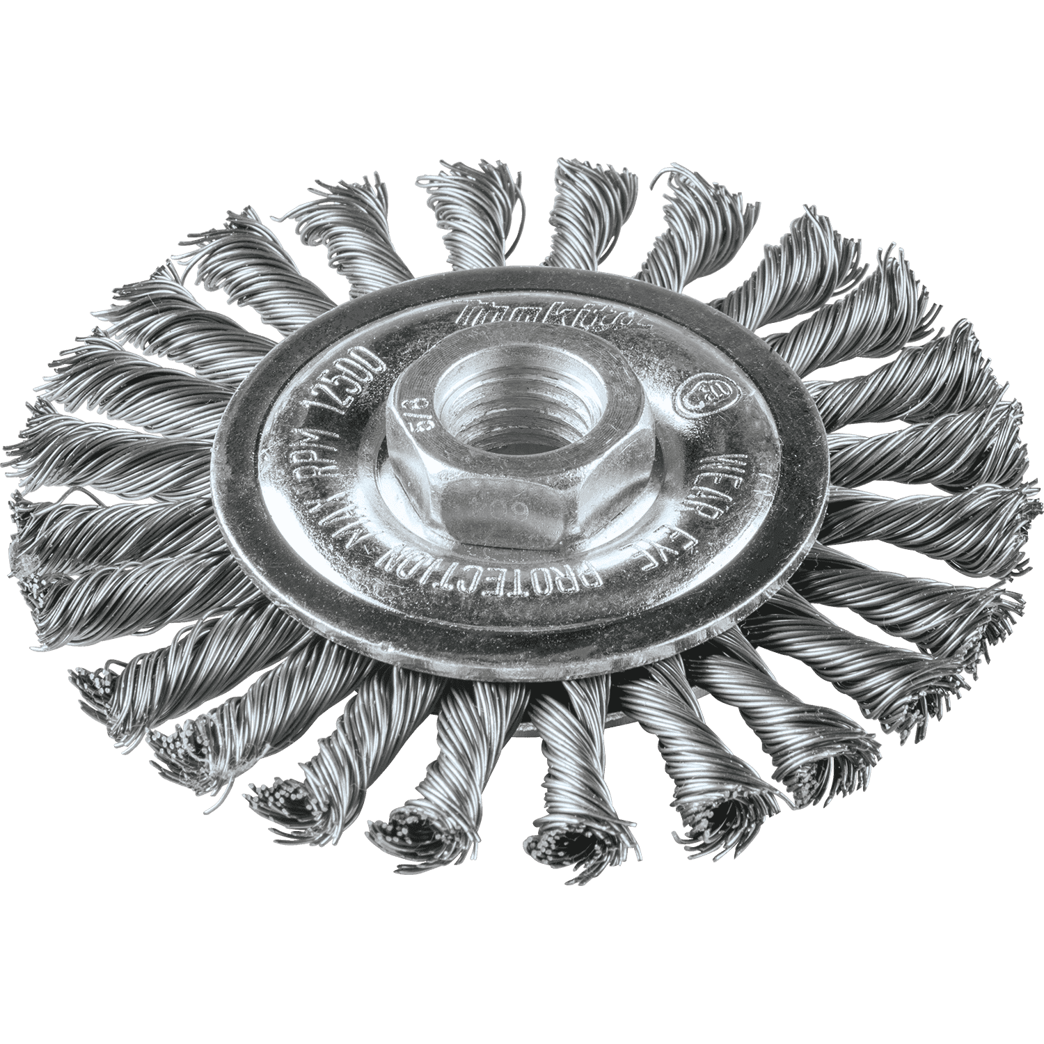 Picture of 4" Knot Twist Wire Wheel, 5/8"-11