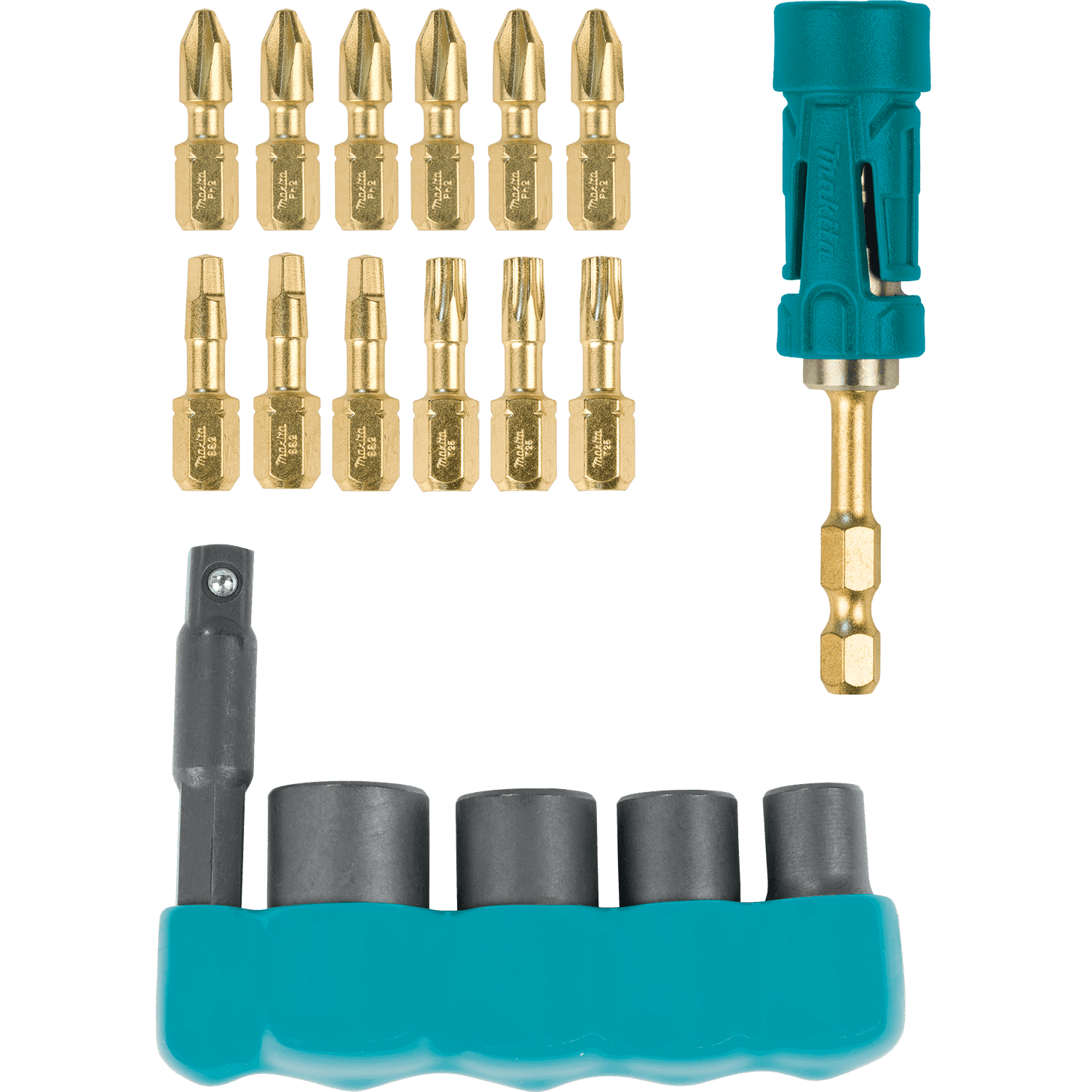 Picture of Impact GOLD 18 Pc. Ultra-Magnetic Insert Bit and Impact Socket Set