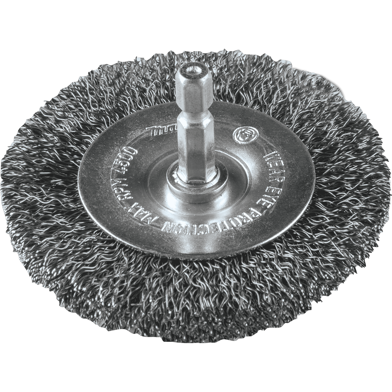 Picture of 3" Crimped Wire Wheel, 1/4" Hex Shank