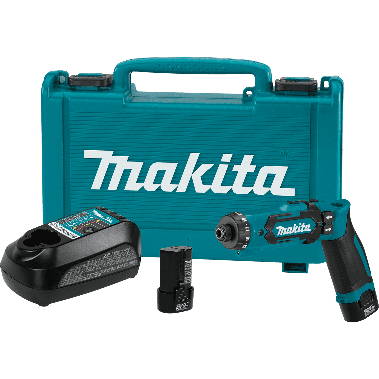 Picture of 7.2V Lithium-Ion Cordless 1/4" Hex Driver-Drill Kit with Auto-Stop Clutch