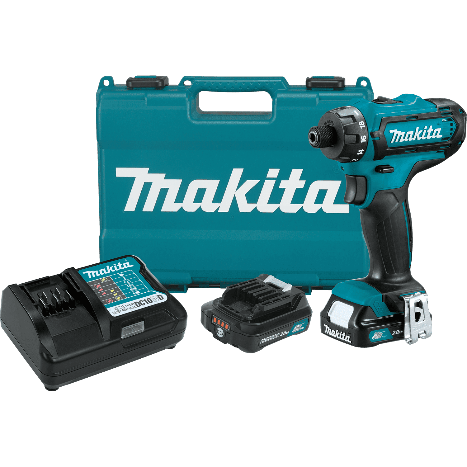 Picture of 12V max CXT Lithium-Ion Cordless 1/4" Hex Driver-Drill Kit (2.0Ah)