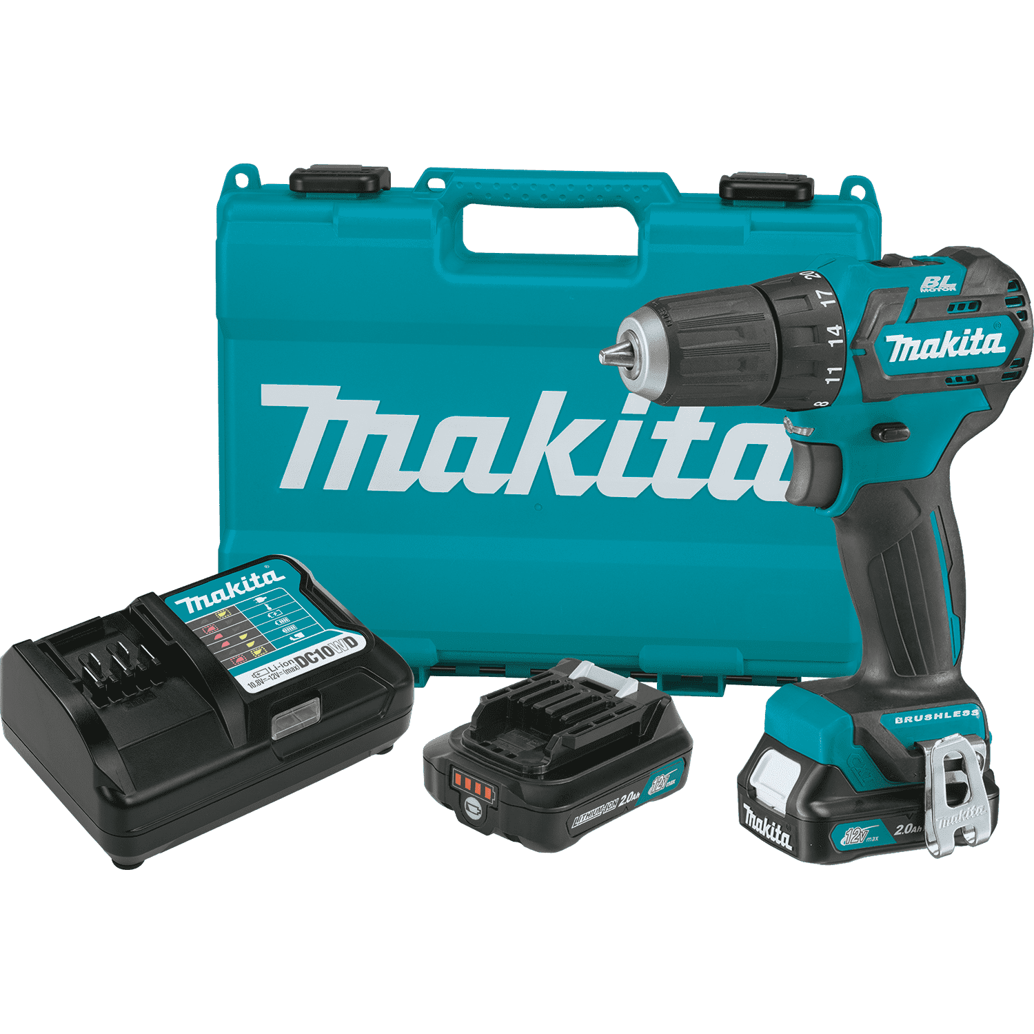 Picture of 12V max CXT Lithium-Ion Brushless Cordless 3/8" Driver-Drill Kit (2.0Ah)