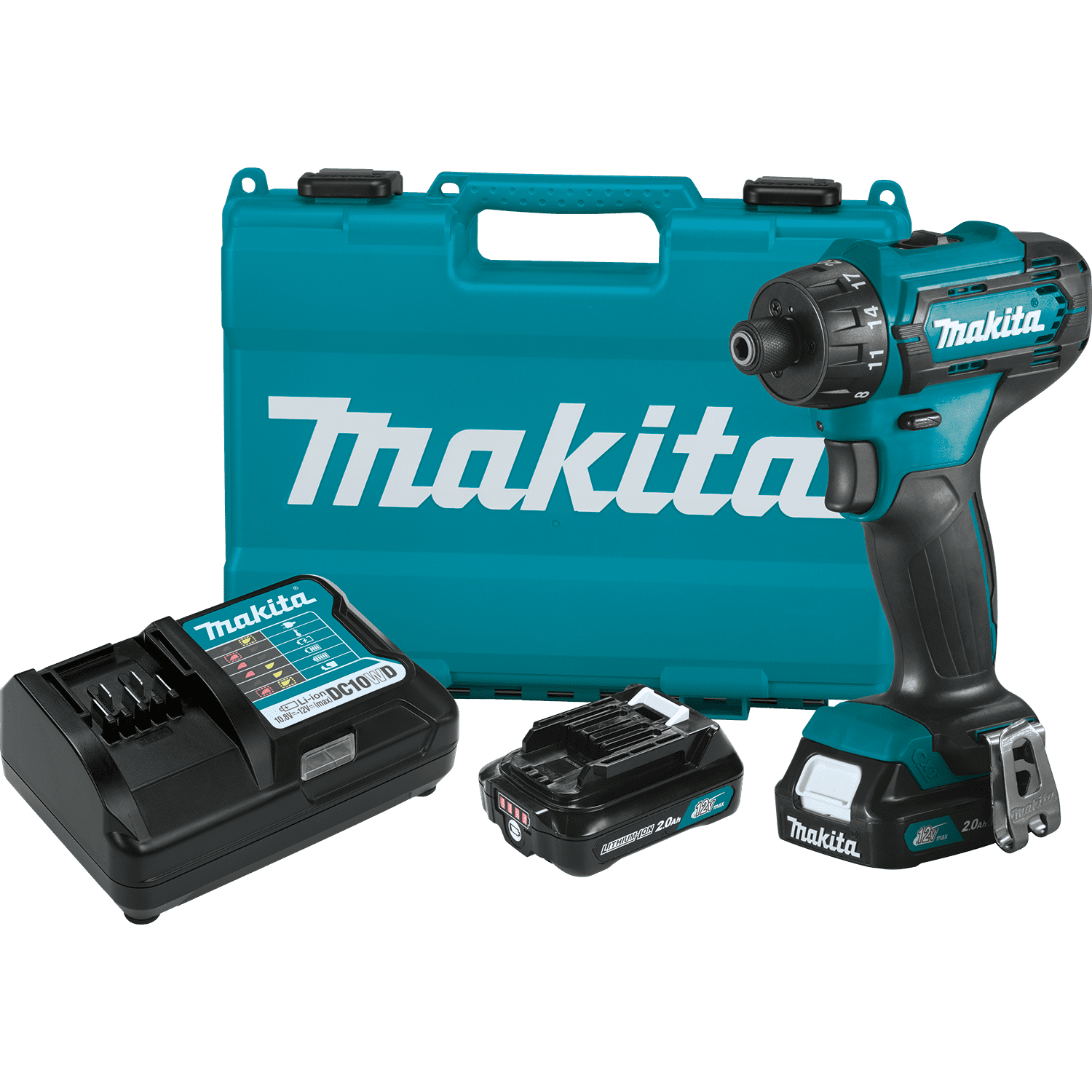 Picture of 12V max CXT Lithium-Ion Cordless 1/4" Hex Driver-Drill Kit (2.0Ah)