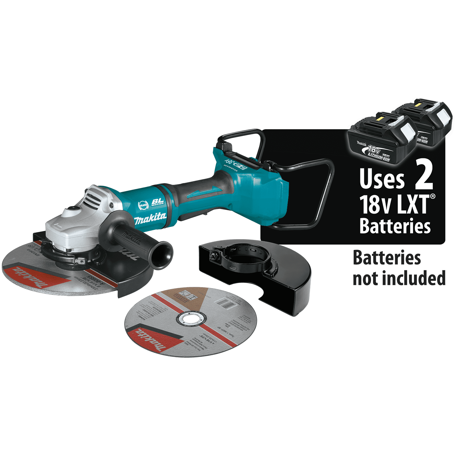 Picture of 18V X2 LXT Lithium-Ion (36V) Brushless Cordless 9" Paddle Switch Cut-Off/Angle Grinder, with Electric Brake, Tool Only