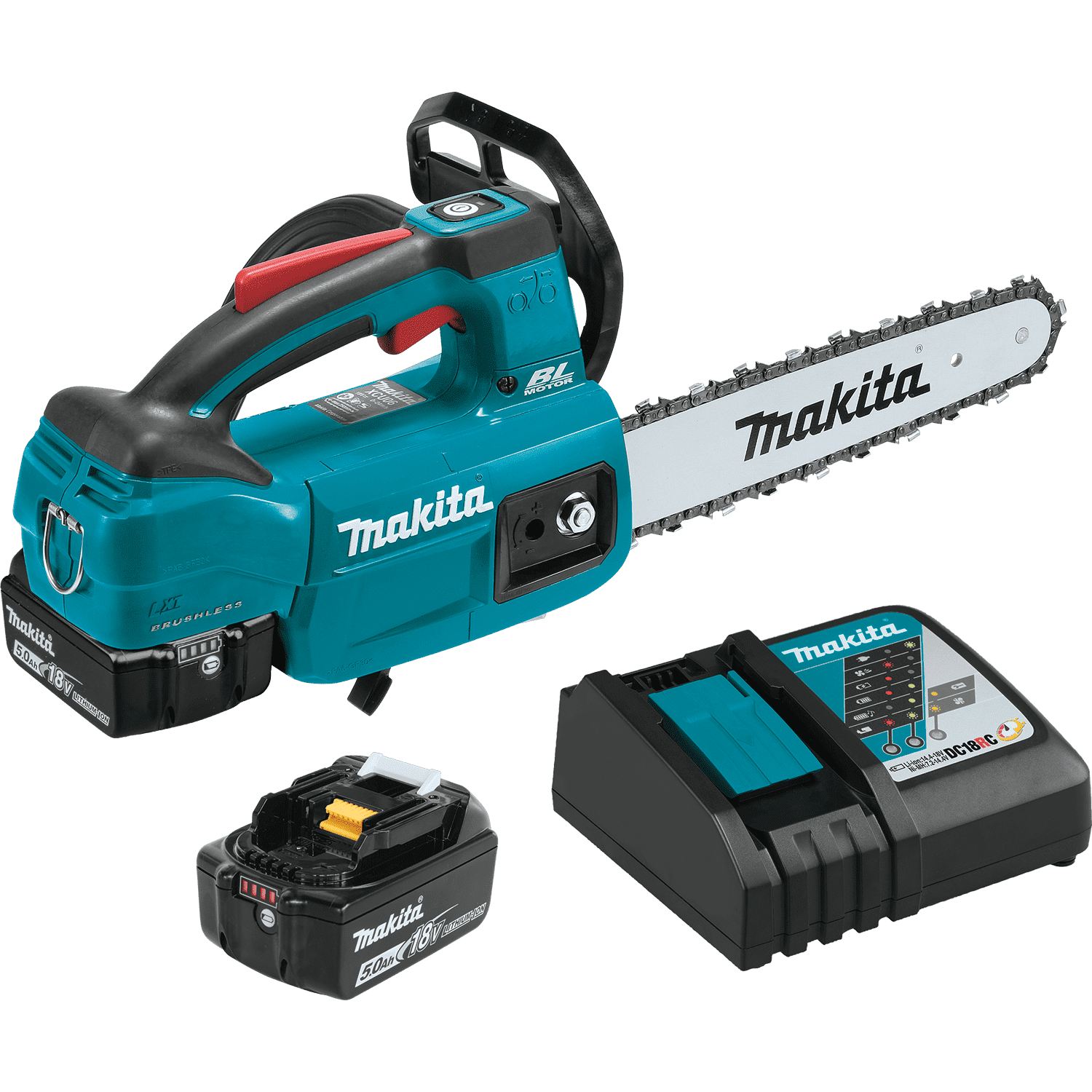 Picture of 18V LXT Lithium-Ion Brushless Cordless 10" Top Handle Chain Saw Kit (5.0Ah)