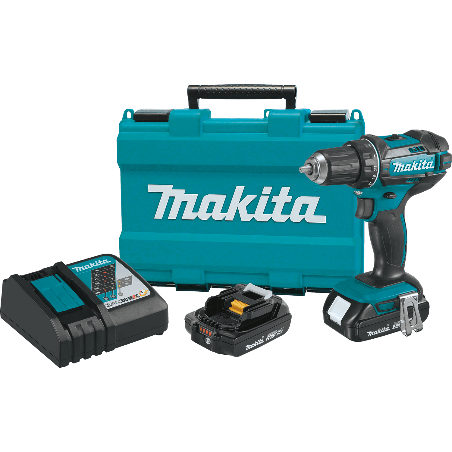 Picture of 18V LXT Lithium-Ion Compact Cordless 1/2" Driver-Drill Kit (2.0Ah)