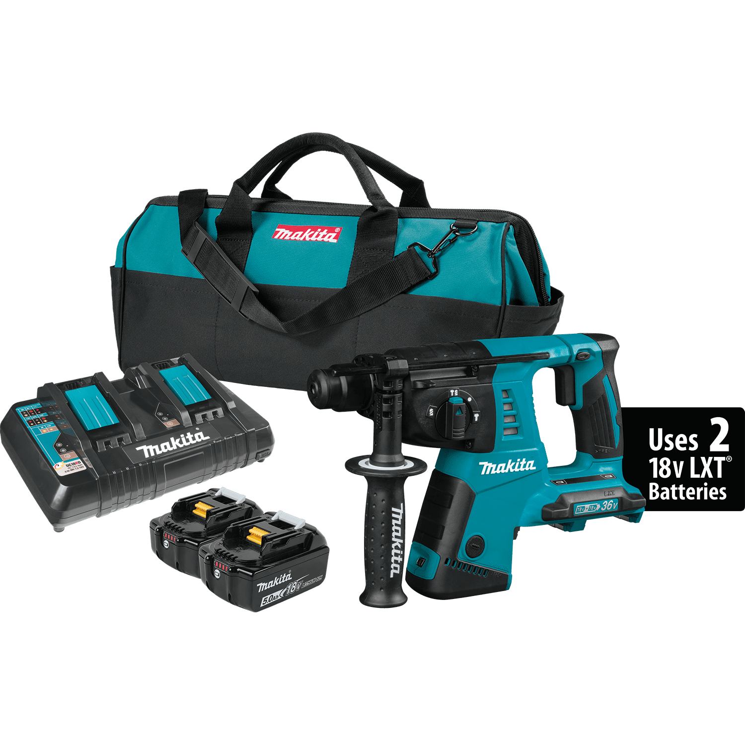 Picture of 18V X2 LXT Lithium-Ion (36V) Cordless 1" Rotary Hammer Kit (5.0Ah)