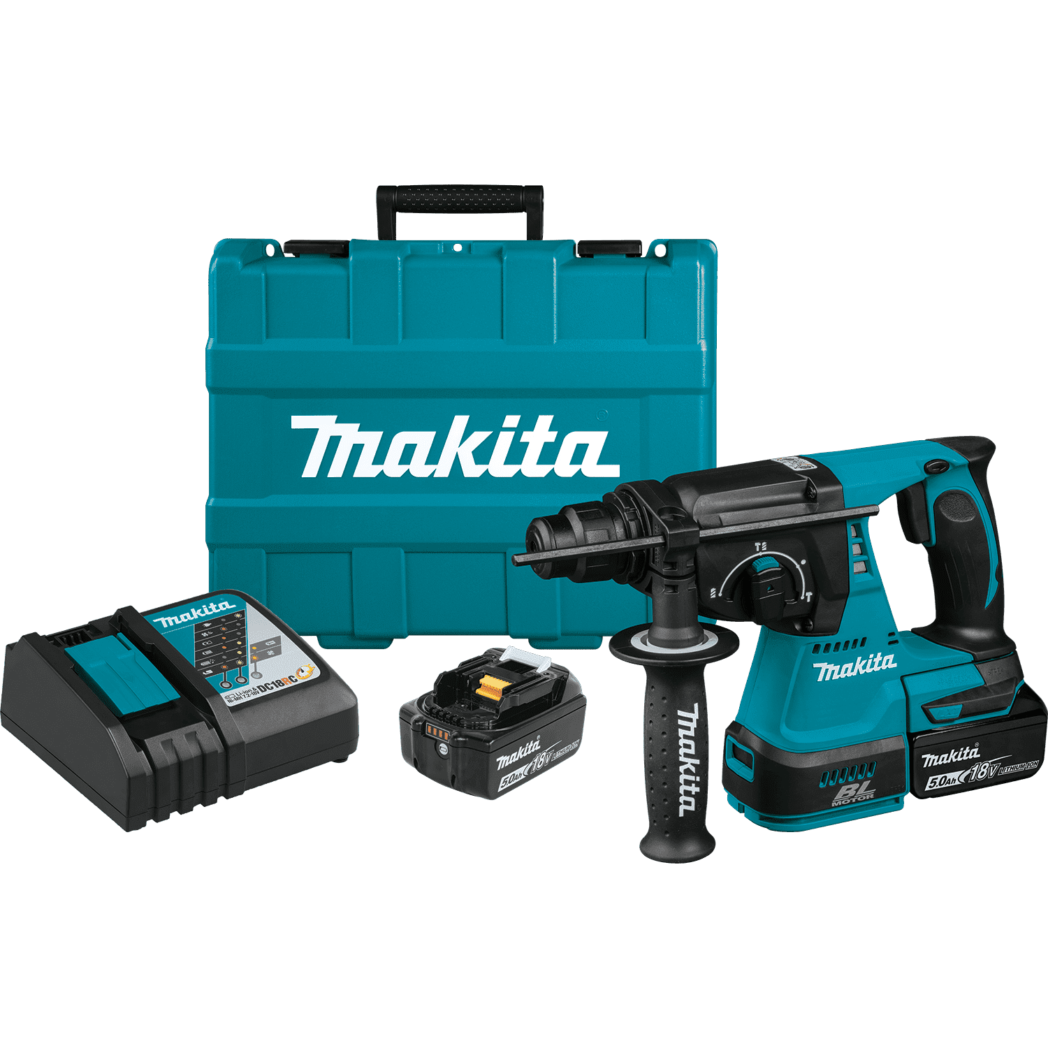 Picture of 18V LXT Lithium-Ion Brushless Cordless 1" Rotary Hammer Kit (5.0Ah)