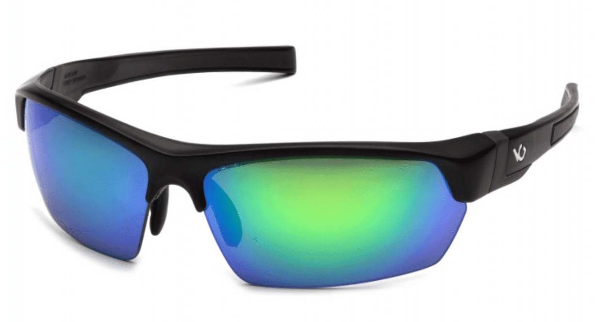 Picture of Safety Glasses Pyramex Tensaw Lens Green Frame Black Anti-Fog Polarized