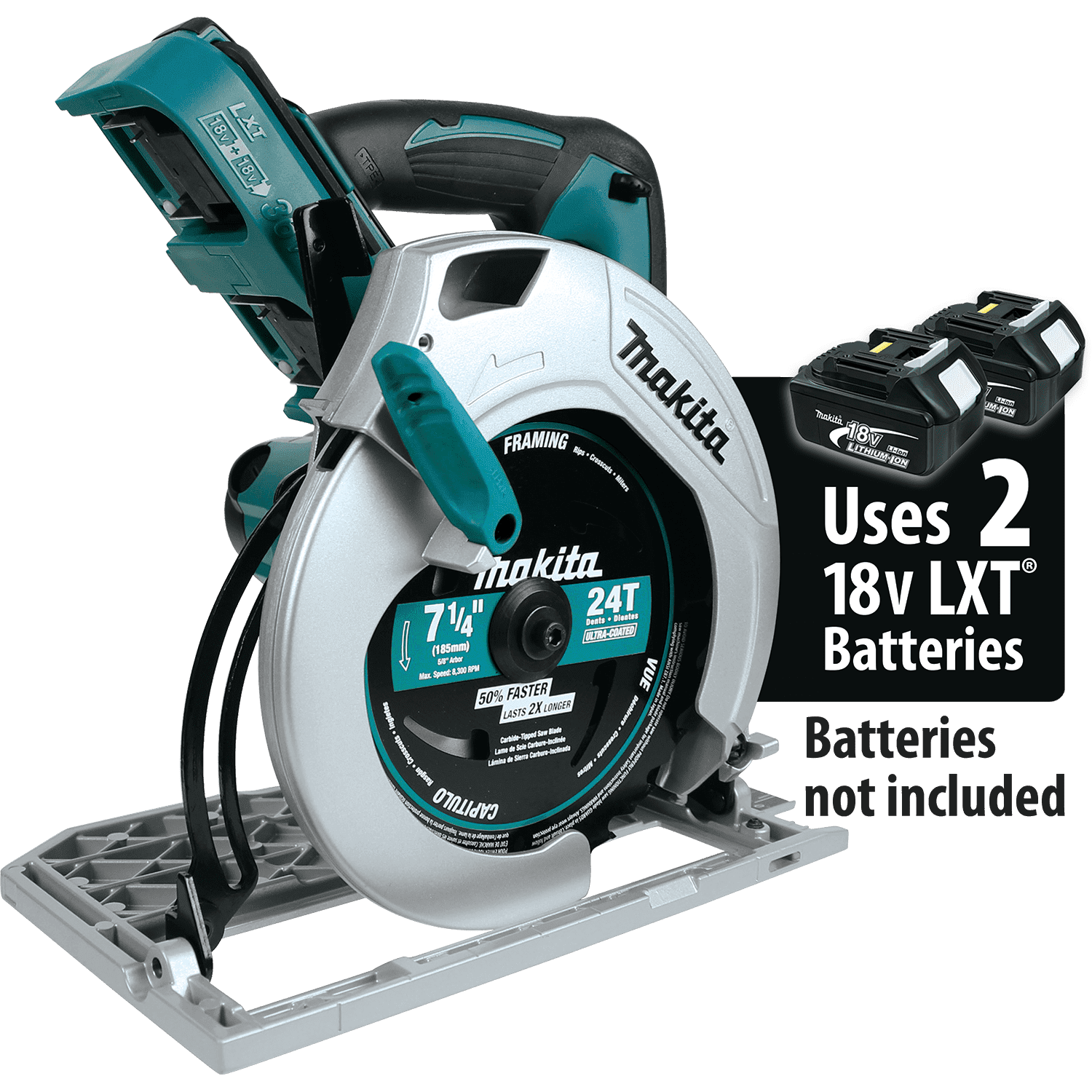 Picture of 18V X2 LXT Lithium-Ion (36V) Cordless 7-1/4” Circular Saw, Tool Only