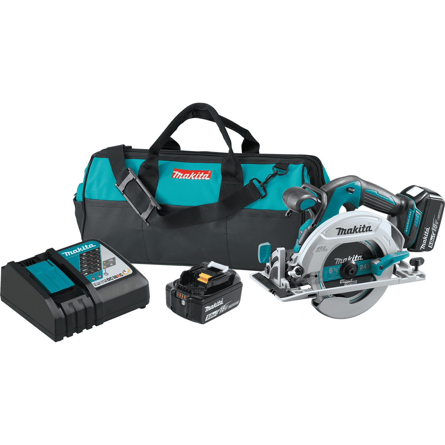 Picture of 18V LXT Lithium-Ion Brushless Cordless 6-1/2" Circular Saw Kit (5.0Ah)