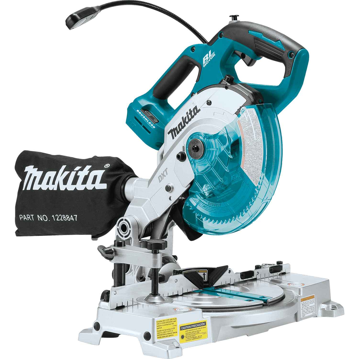 Picture of 18V LXT Lithium-Ion Brushless Cordless 6-1/2" Compact Dual-Bevel Compound Miter Saw with Laser, Tool Only
