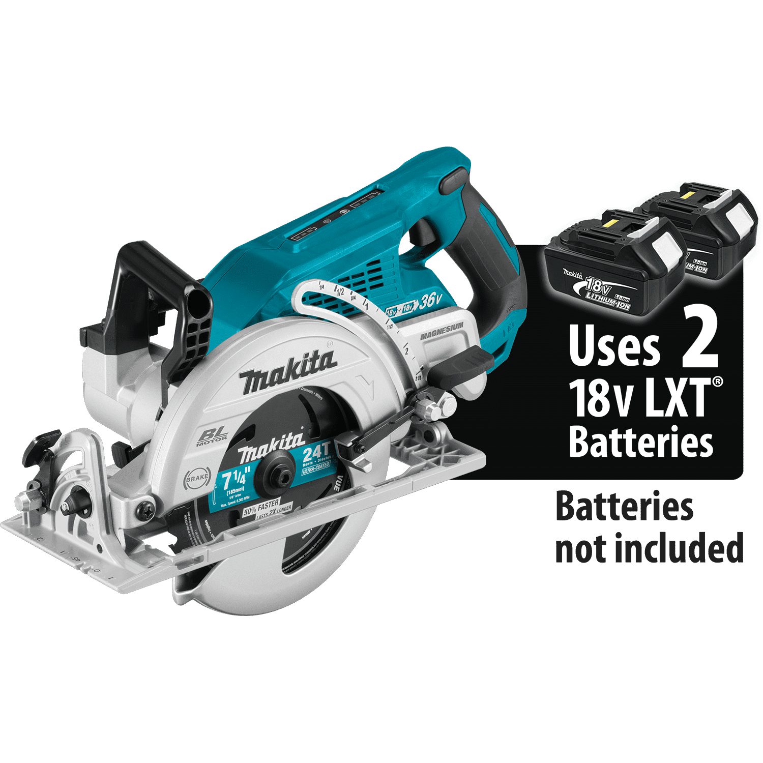 Picture of 18V X2 LXT Lithium-Ion (36V) Brushless Cordless Rear Handle 7-1/4" Circular Saw, Tool Only