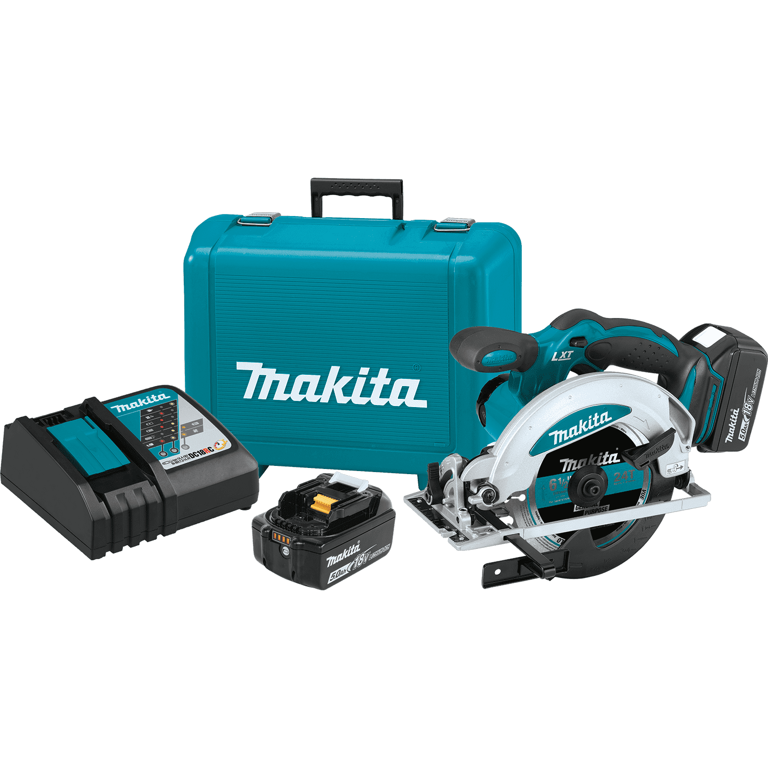 Picture of 18V LXT Lithium-Ion Cordless 6-1/2" Circular Saw Kit (5.0Ah)