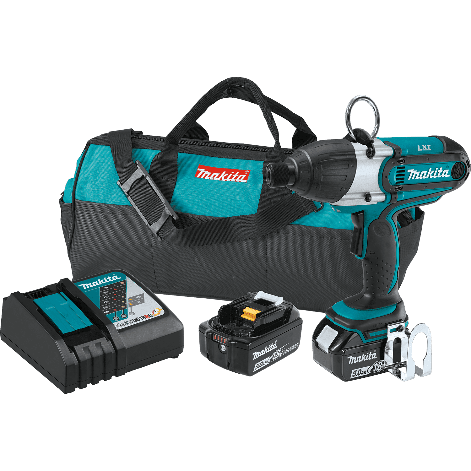 Picture of 18V LXT Lithium-Ion Cordless Quick Change 7/16" Hex Impact Wrench Kit (5.0Ah)