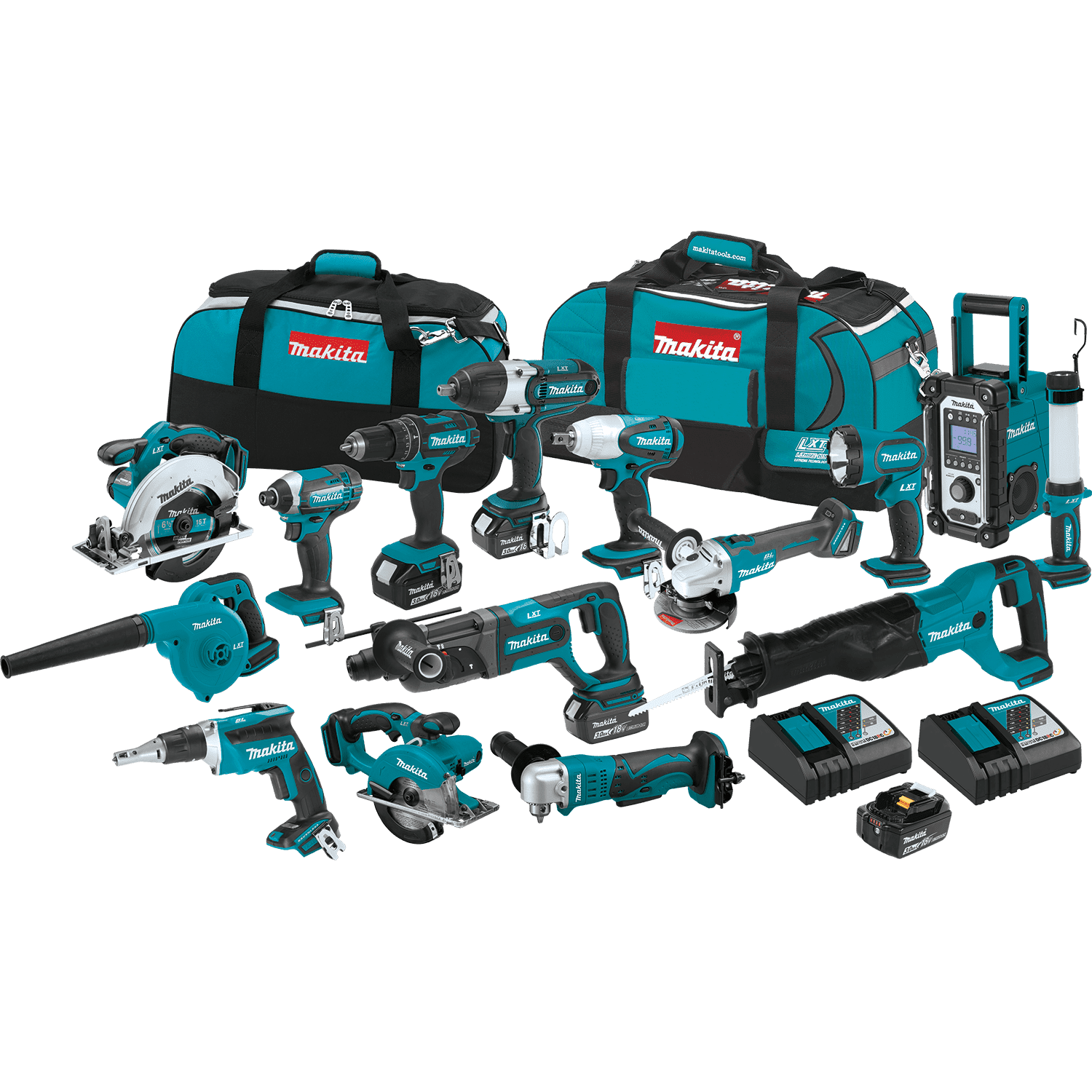 Picture of 18V LXT Lithium-Ion Cordless 15-Pc. Combo Kit (3.0Ah)