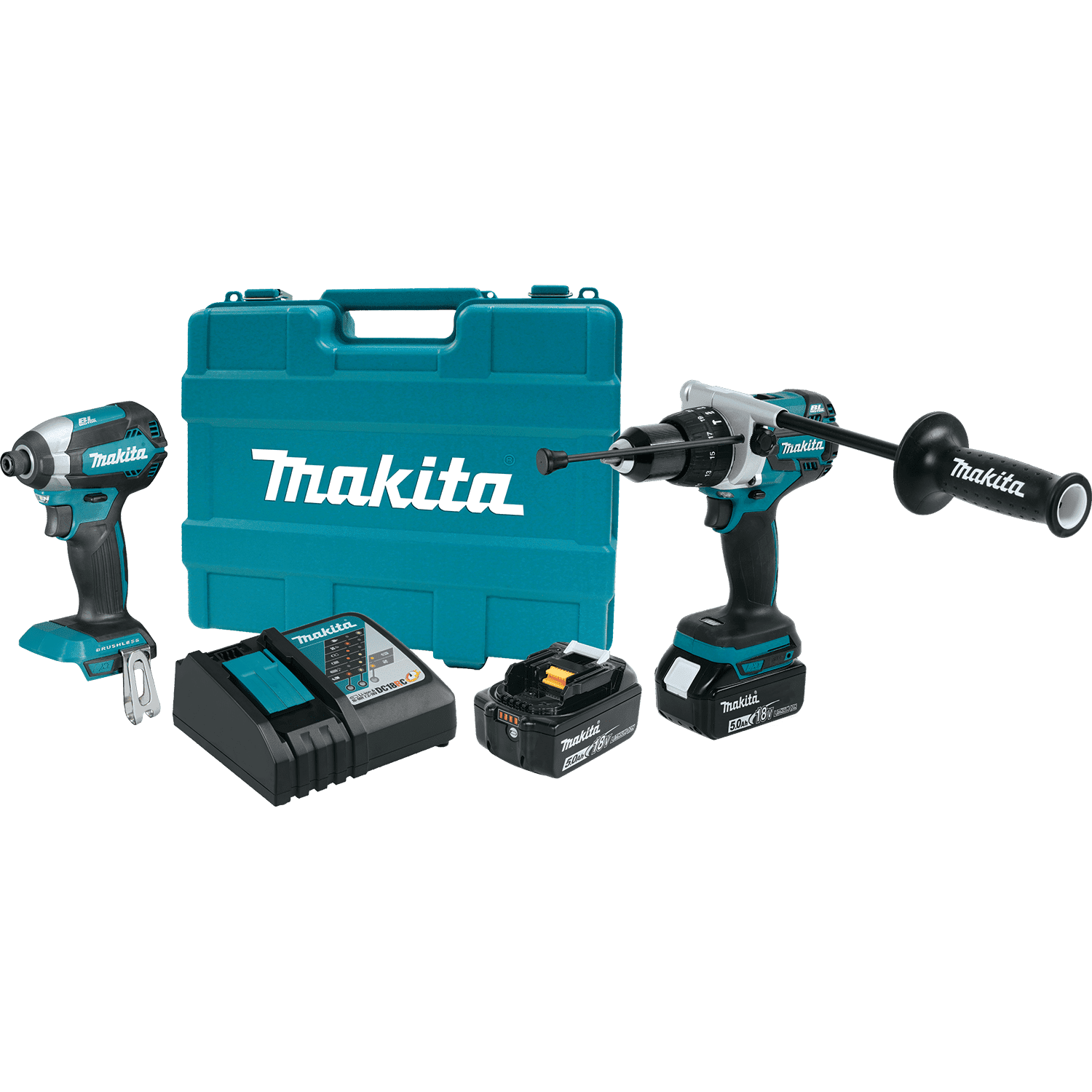 Picture of 18V LXT Lithium-Ion Brushless Cordless 2-Pc. Combo Kit (5.0Ah)
