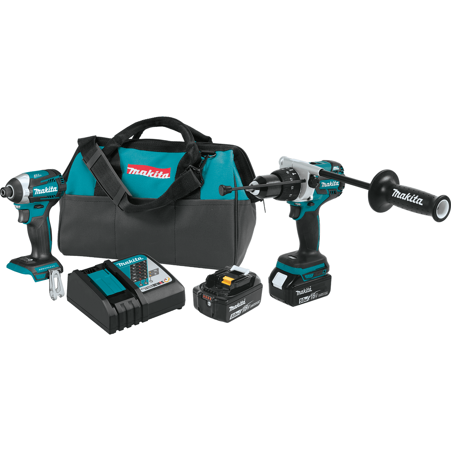 Picture of 18V LXT Lithium-Ion Brushless Cordless 2-Pc. Combo Kit (5.0Ah)