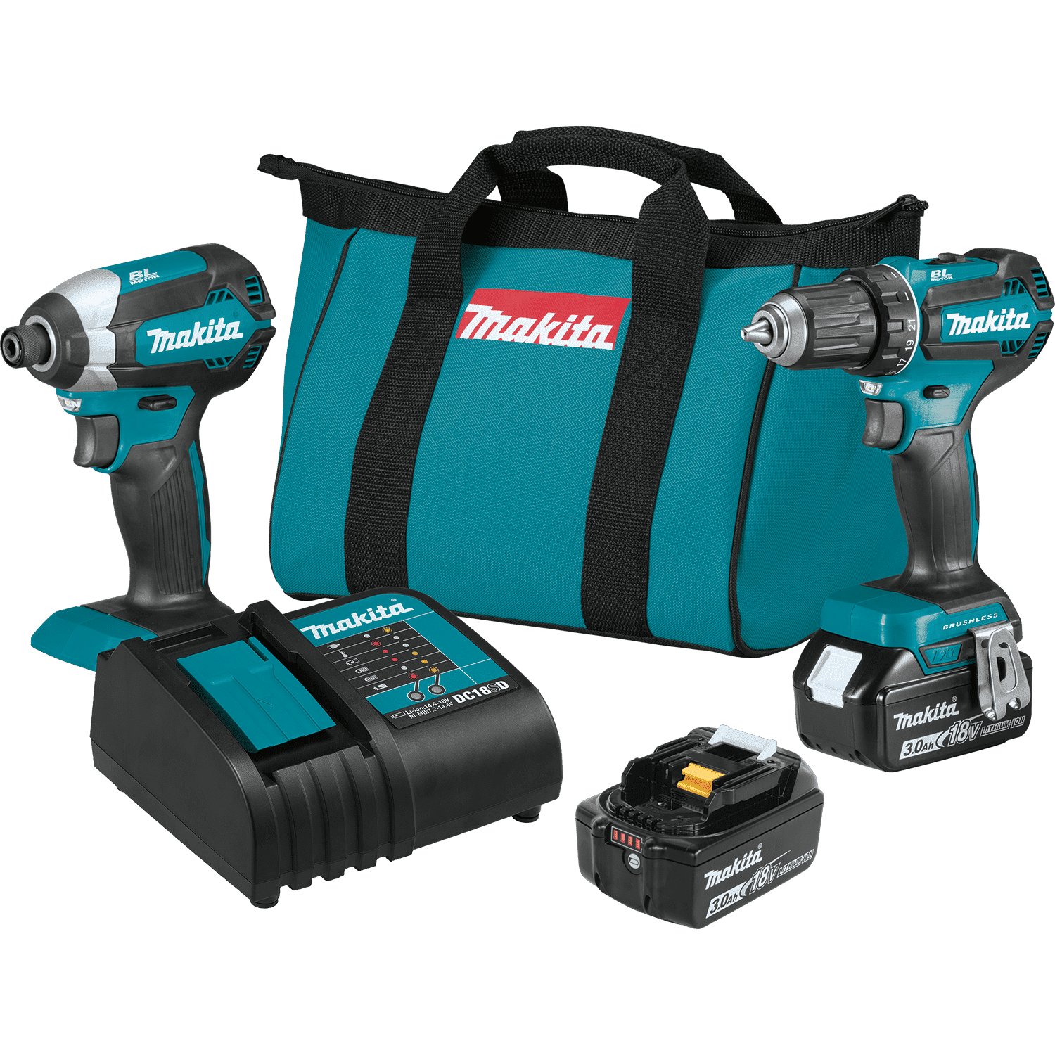 Picture of 18V LXT Lithium-Ion Brushless Cordless 2-Pc. Combo Kit (3.0Ah)